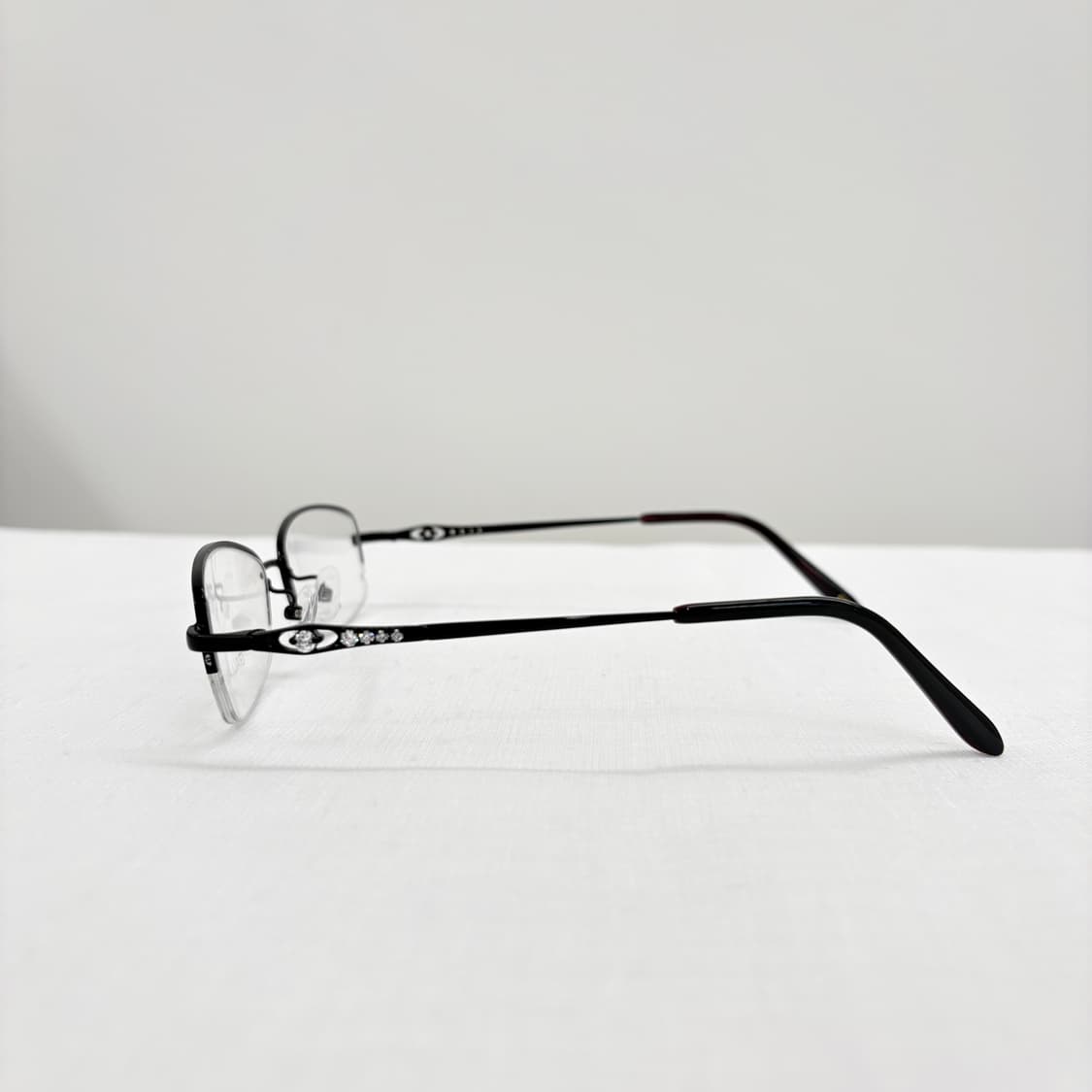 GALLAN 블랙 큐빅 빈티지 반무테 상품이미지4