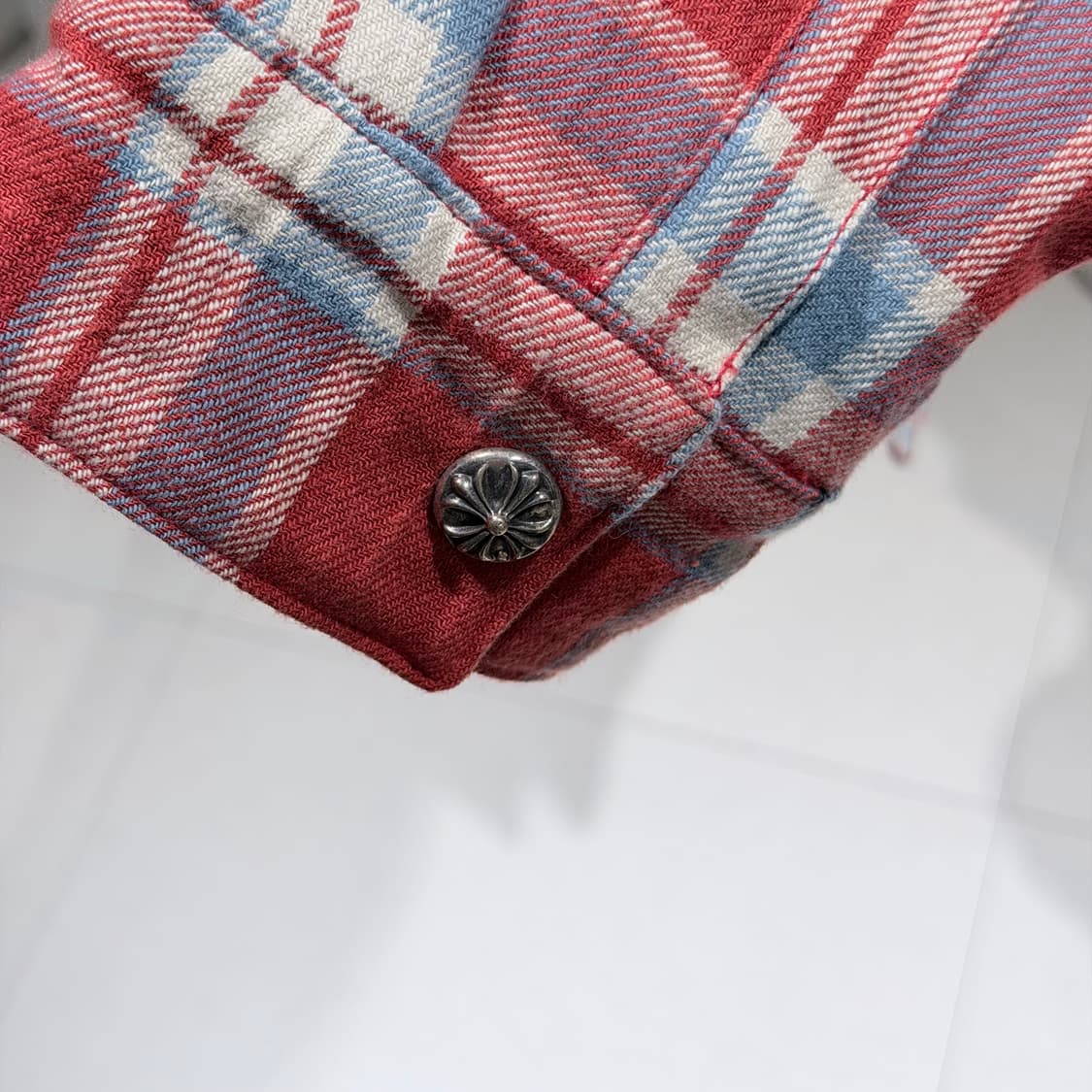 (A+/XL) / 크롬하츠 플란넬 체크 셔츠 자켓 상품이미지6