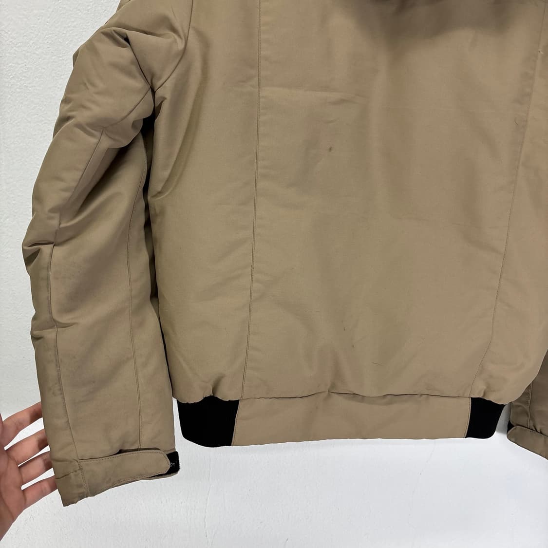 M 아이더 스투키 베이지 덕다운 라쿤퍼 덕다운 패딩 상품이미지5