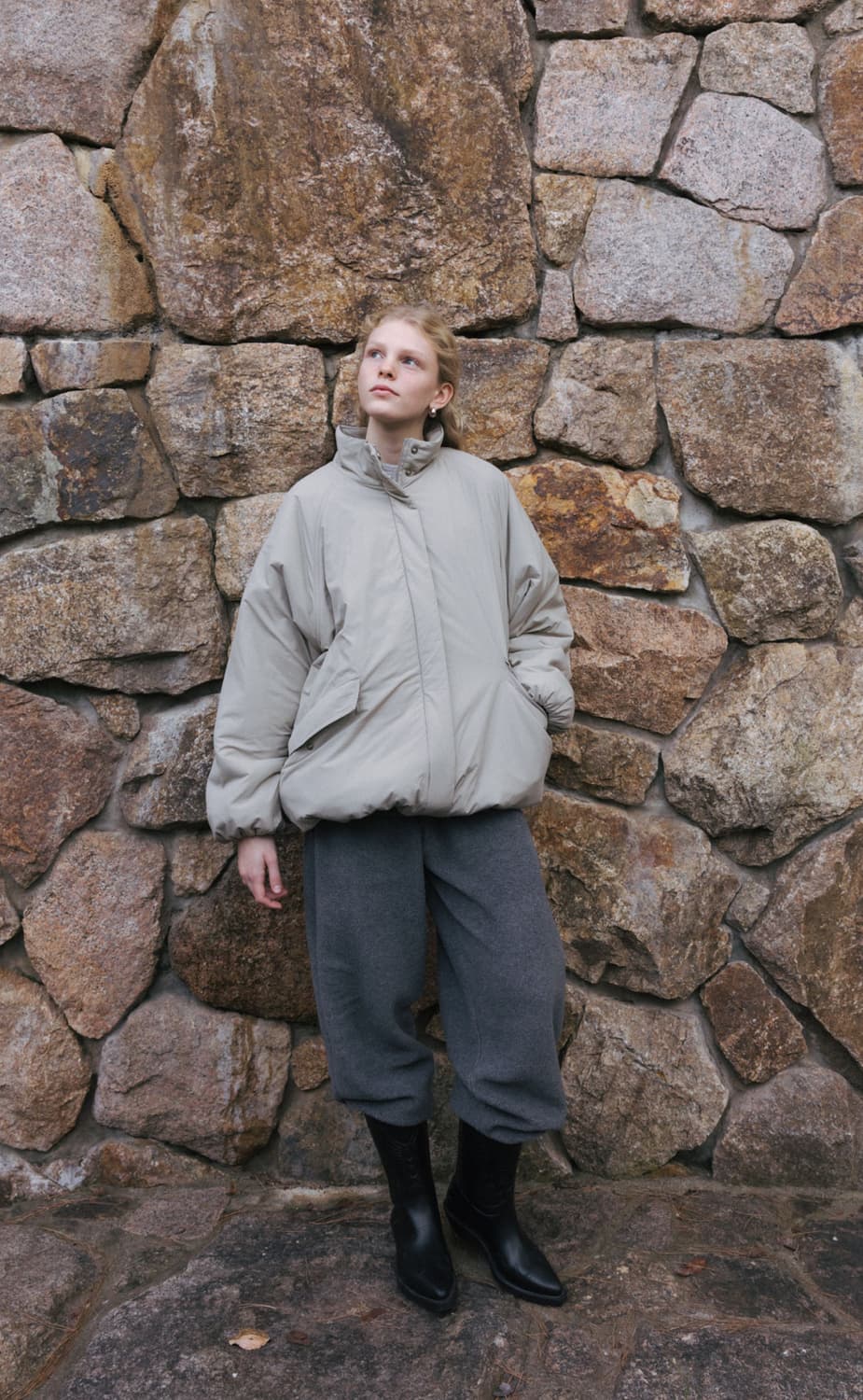 Monoha Fleece padded 모노하 패딩  상품이미지2