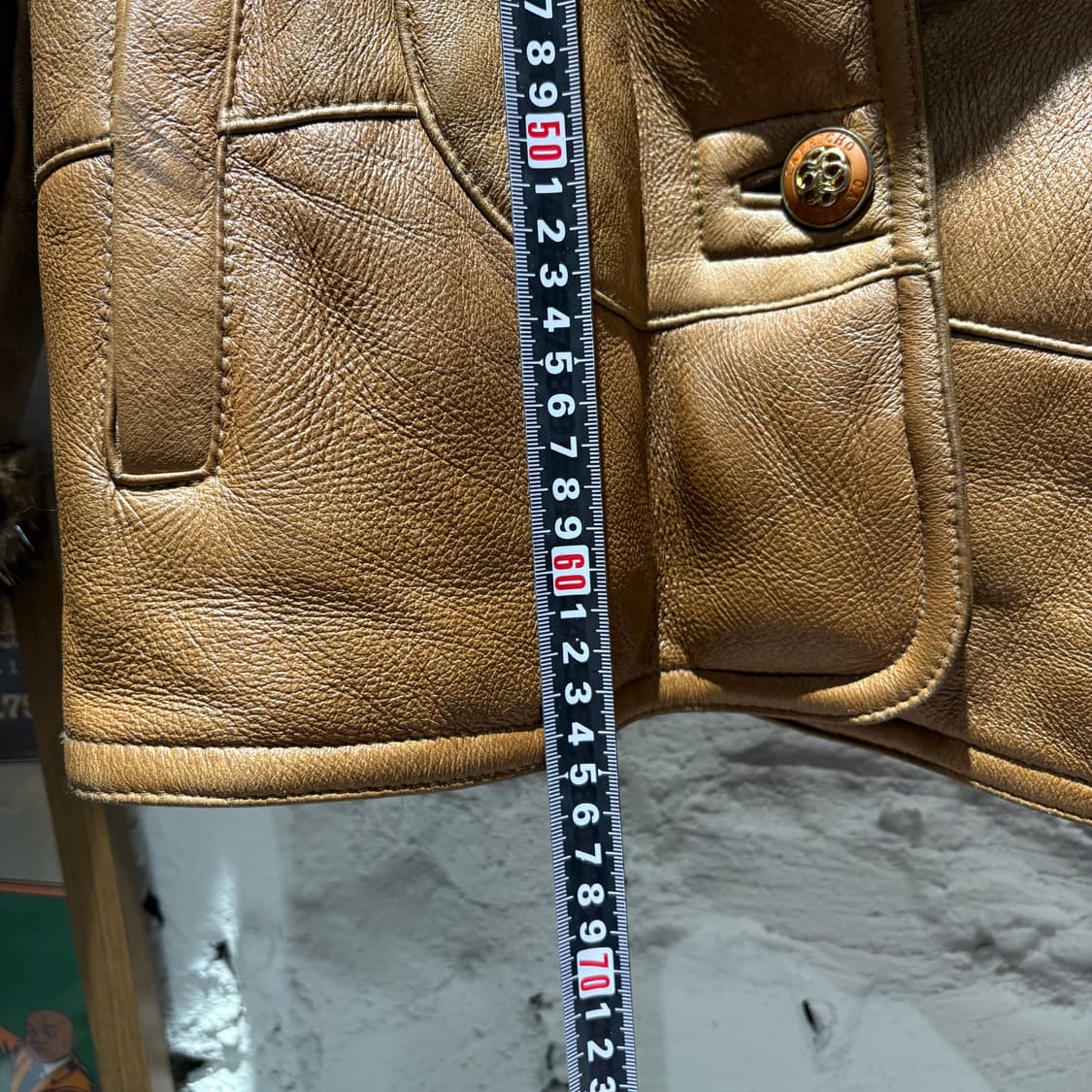 빈티지 양가죽 카라 퍼 자켓 상품이미지8