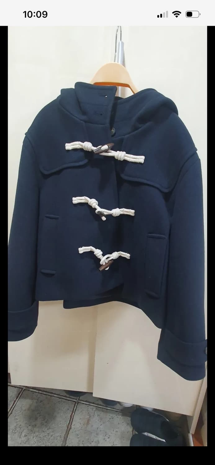 스파오 더플 숏 코트 네이비 s 상품이미지1