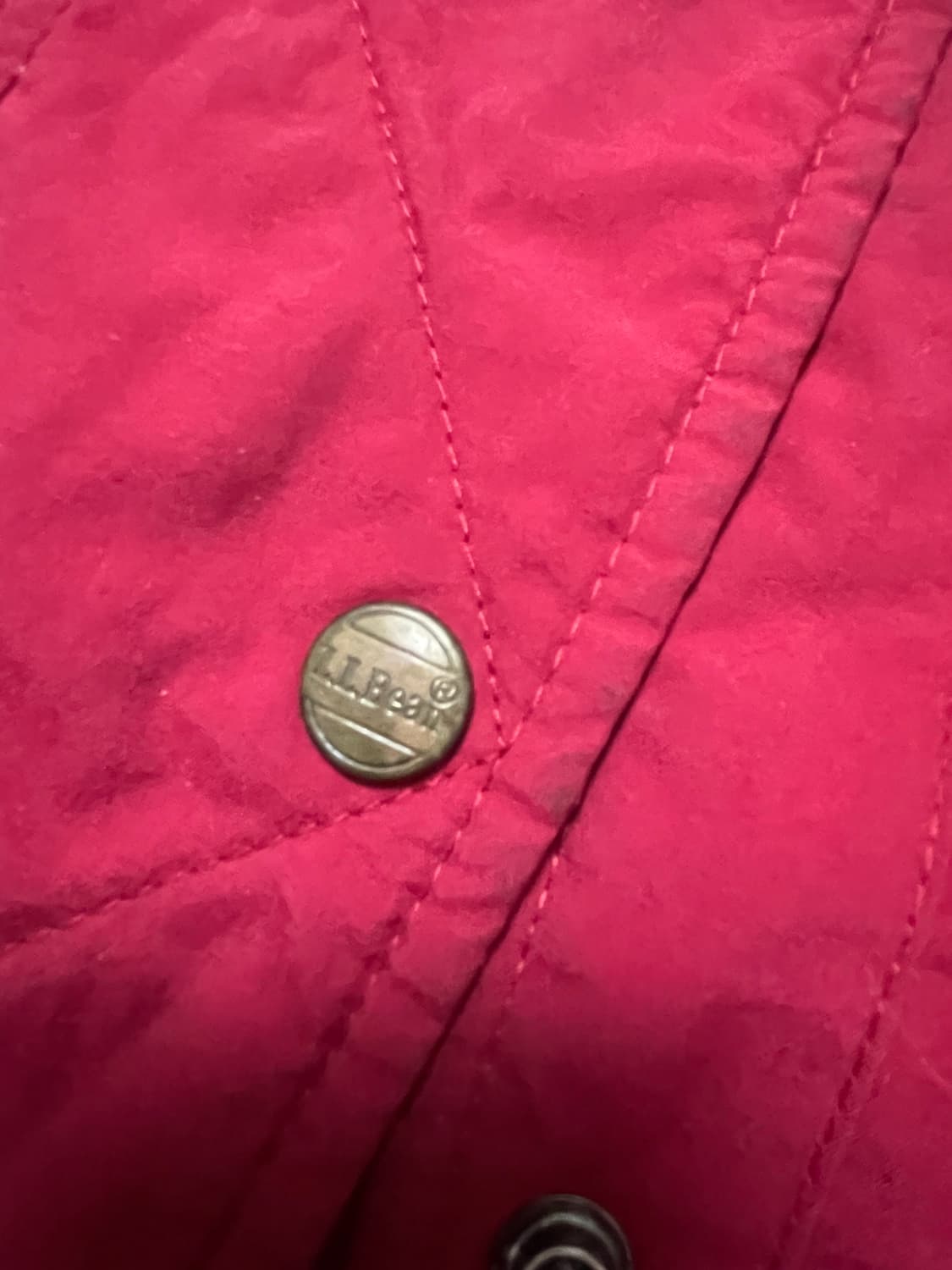 L.L Bean 레드 야상느낌 패딩 상품이미지2