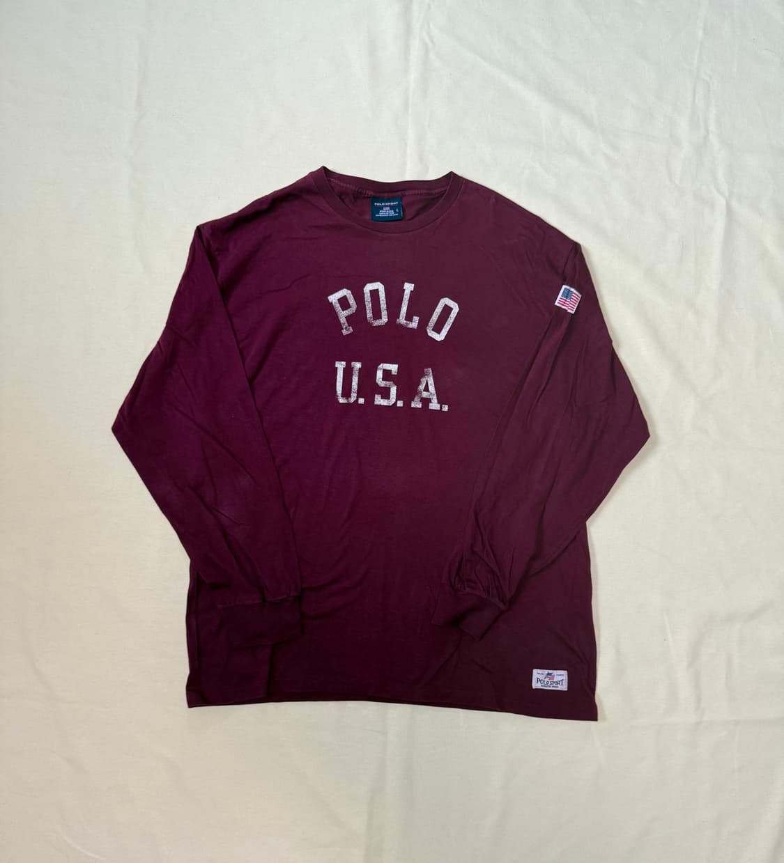 폴로 스포츠 'POLO USA' 롱슬리브 90s 상품이미지1