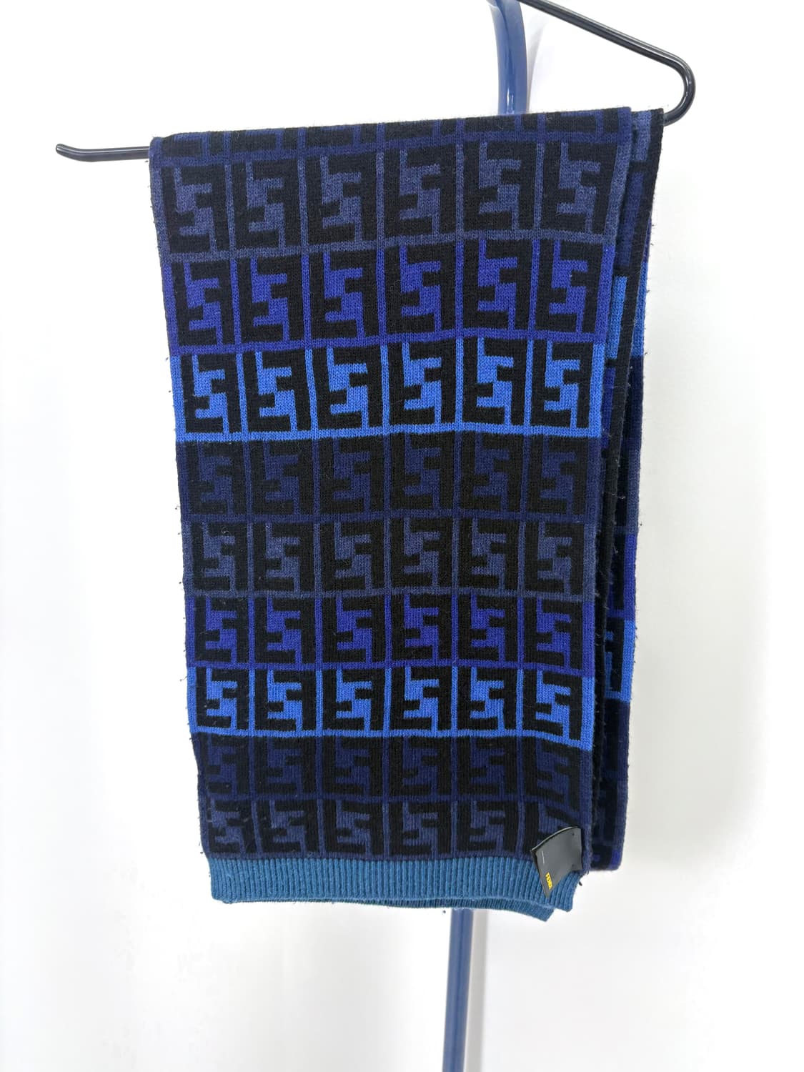  팬디 블루 체크 목도리 루키CK9794 상품이미지1