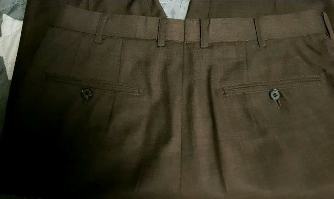 (맞춤정장) 구월양복 테일러드 클래식 수트+베스트 셋업 다크브라운 상품이미지8