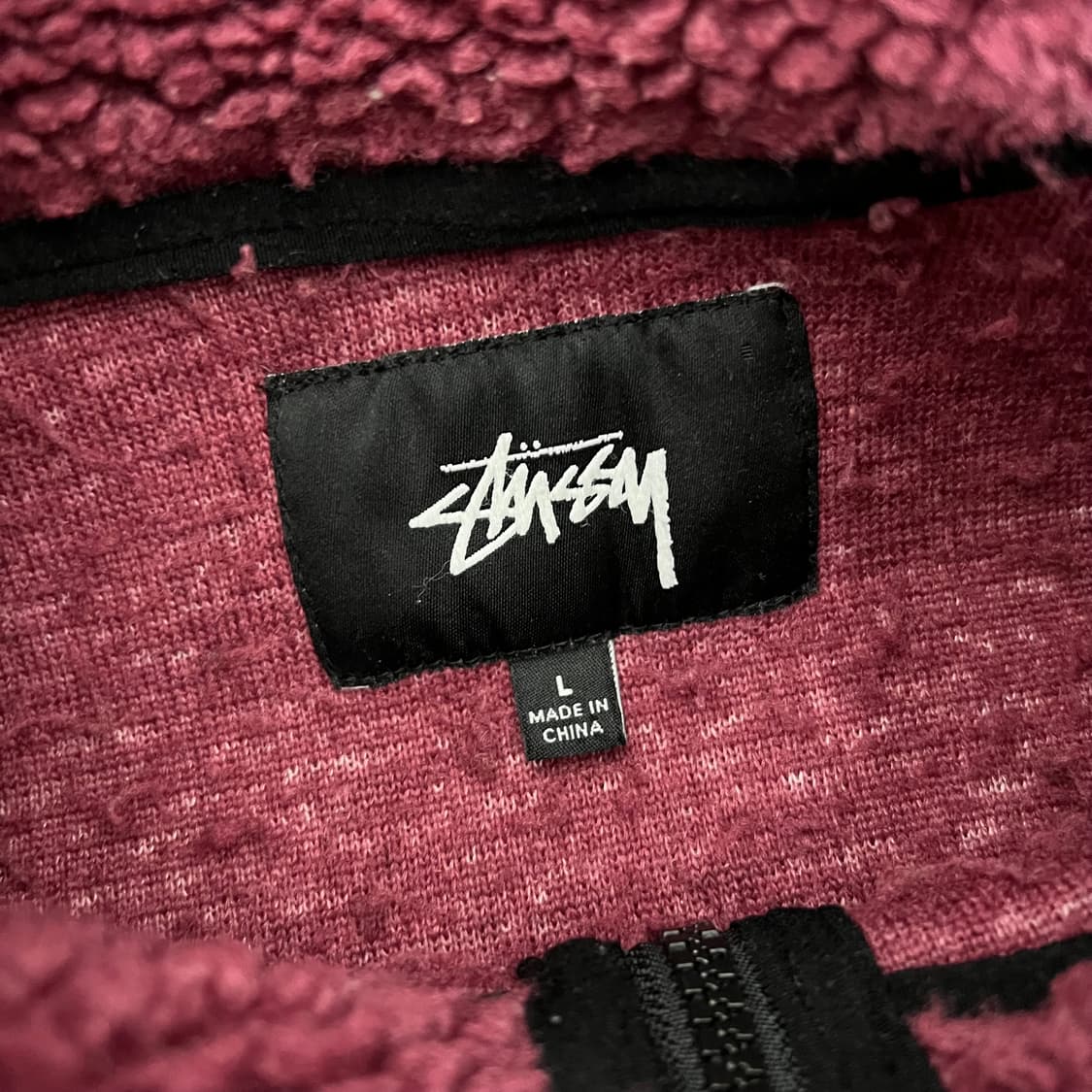 스투시 하와이안 자카드 플리스 집업 자켓 상품이미지4