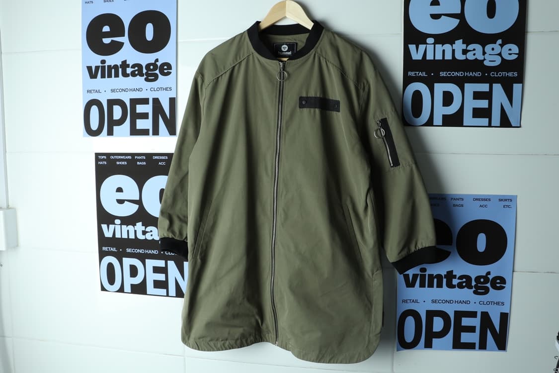 W(XL-2XL) 험멜 집업 바람막이 점퍼자켓 MA1 등-H32695 상품이미지2