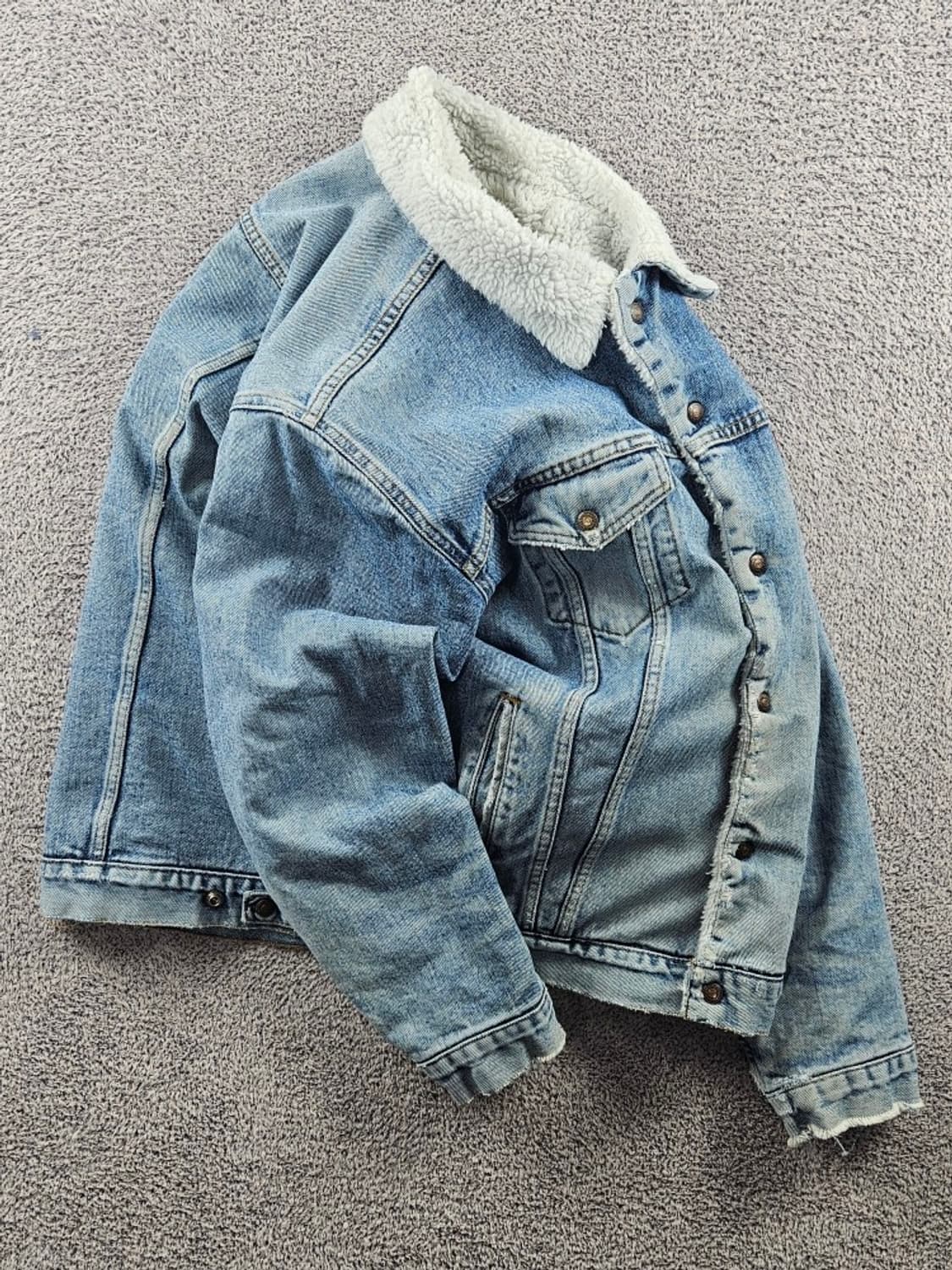 90's USA 리바이스 쉐르파 데님 트러커 자켓 ( XL )/11020 상품이미지4