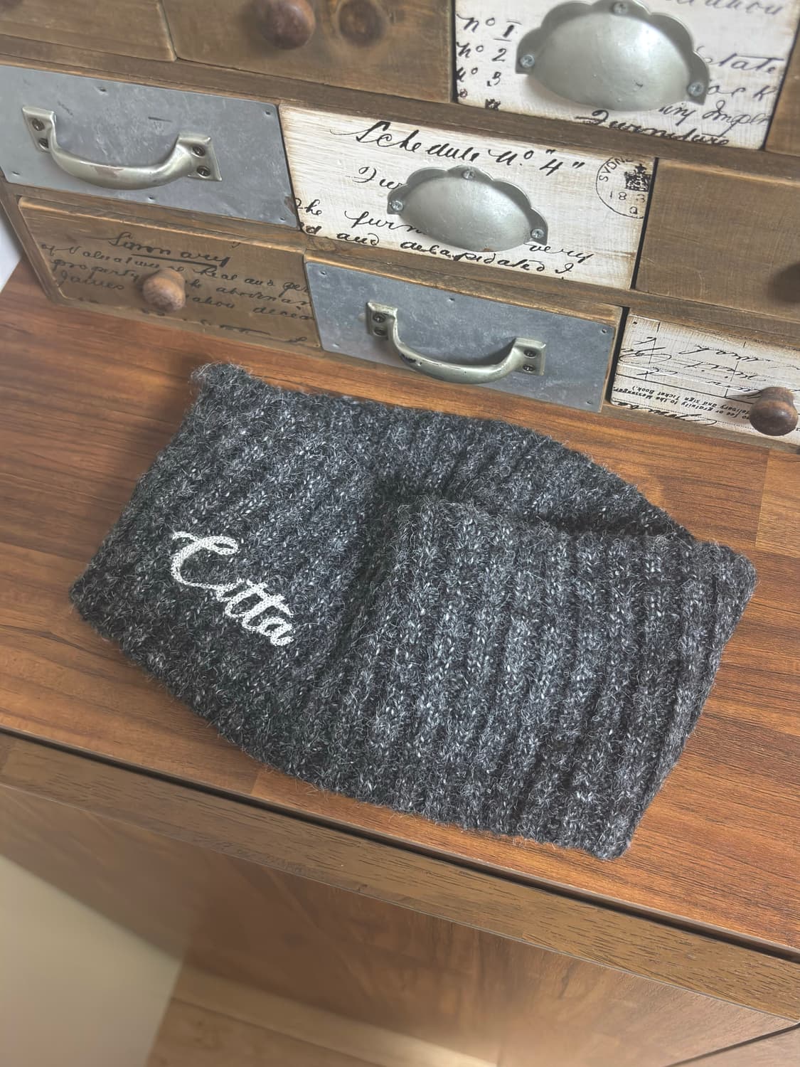 CITTA 씨타 헤어밴드 차콜 상품이미지1