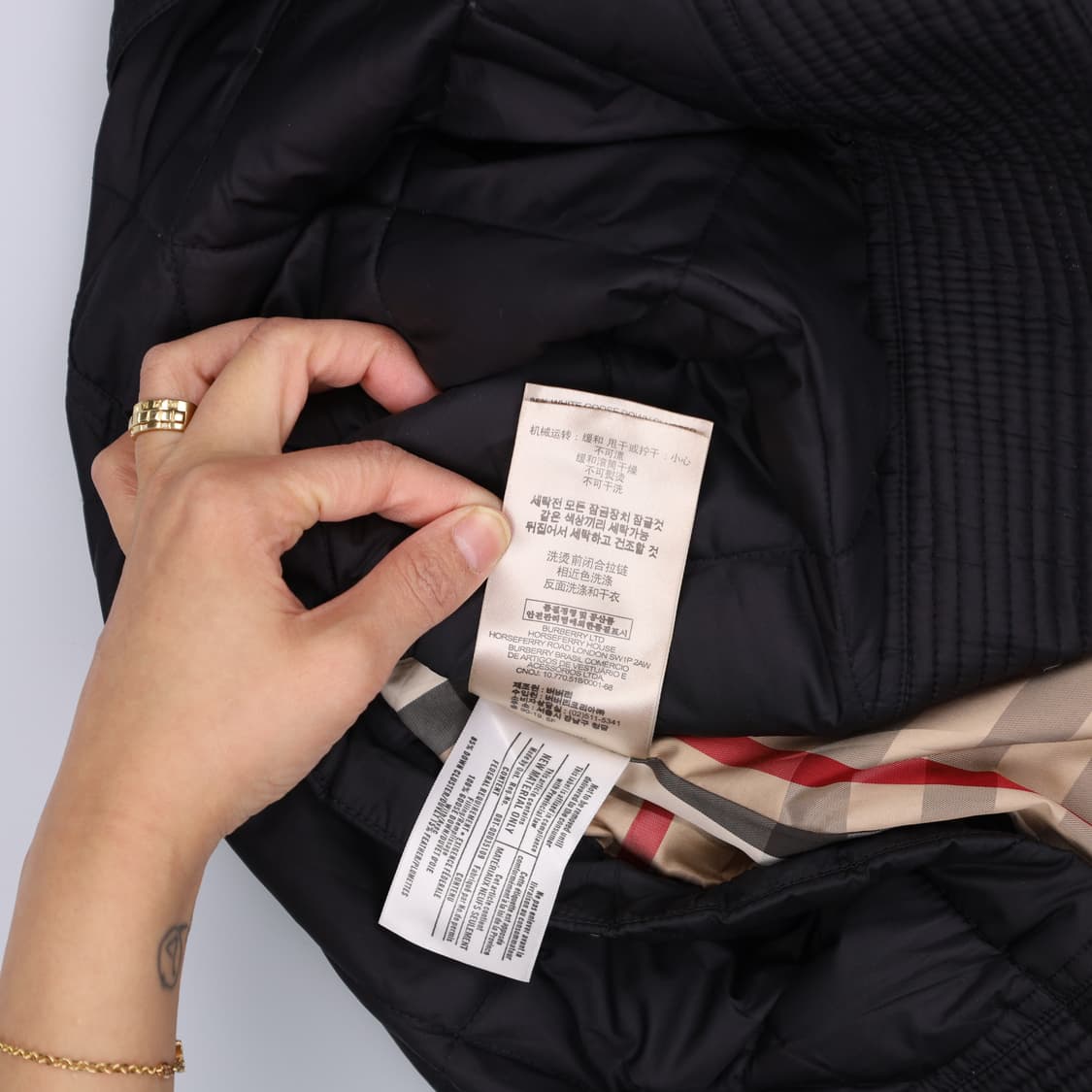 L 버버리 여성 구스 퀄팅패딩 0305H1 상품이미지6