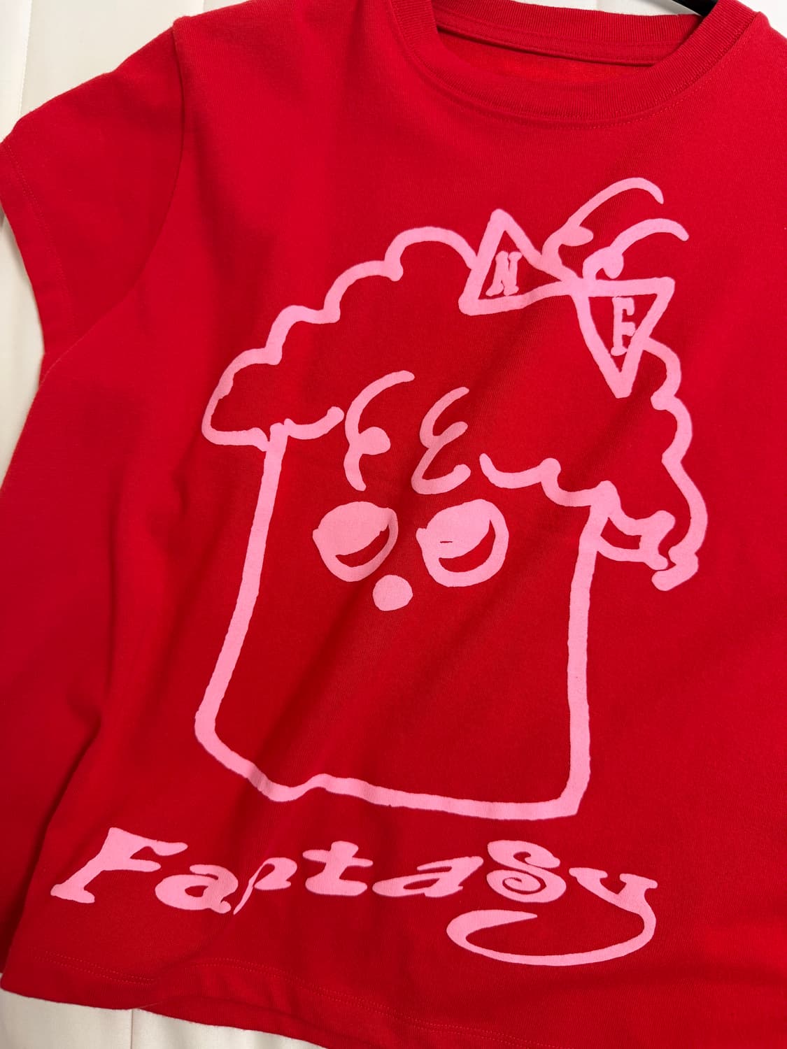 나이트프루티 curly mushroom t-shirt red 반팔 상품이미지2
