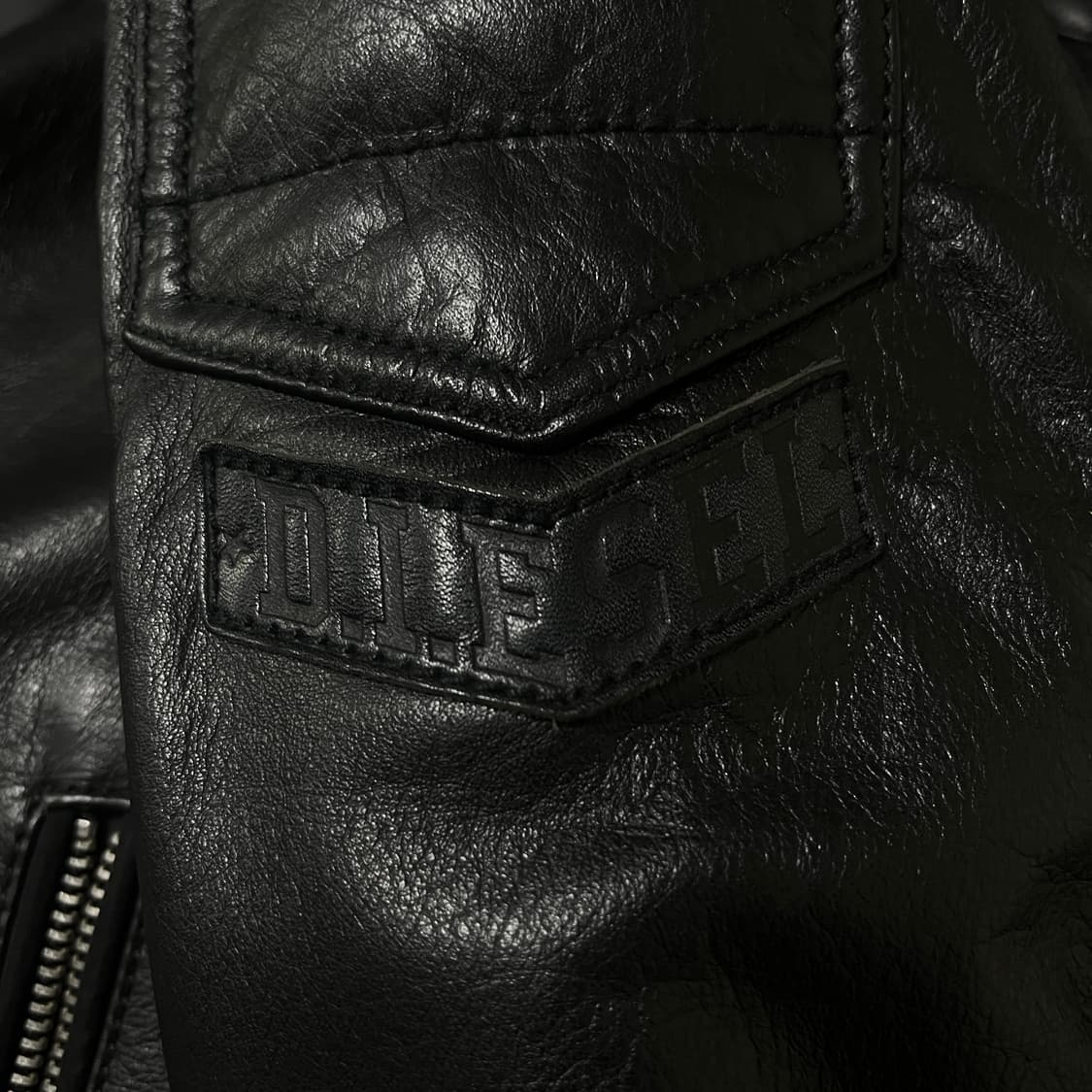 디젤 superior 소가죽 자켓 블랙 상품이미지6