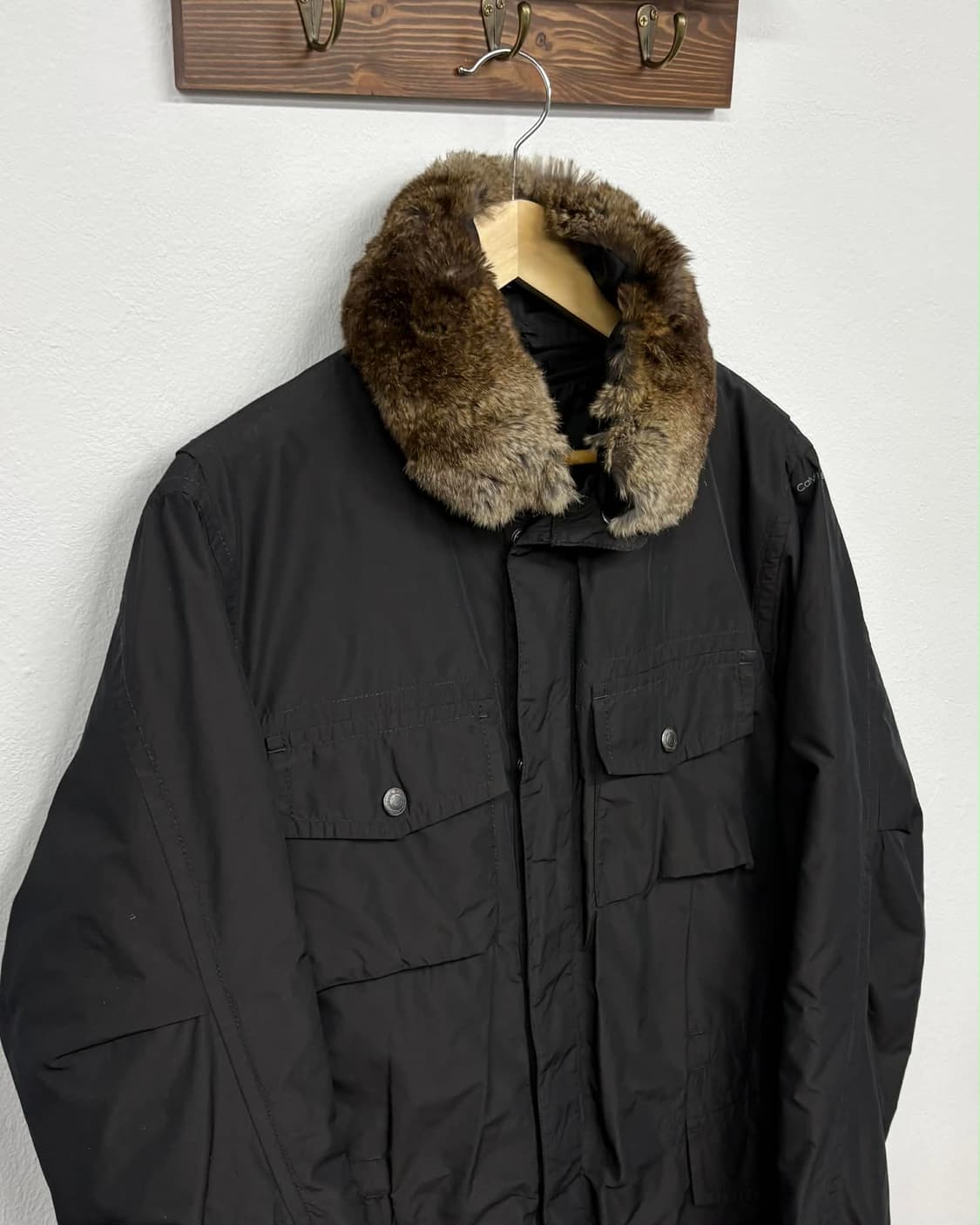 [M] 캘빈클라인 진스 토끼퍼 유틸리티 무스탕 자켓 상품이미지6