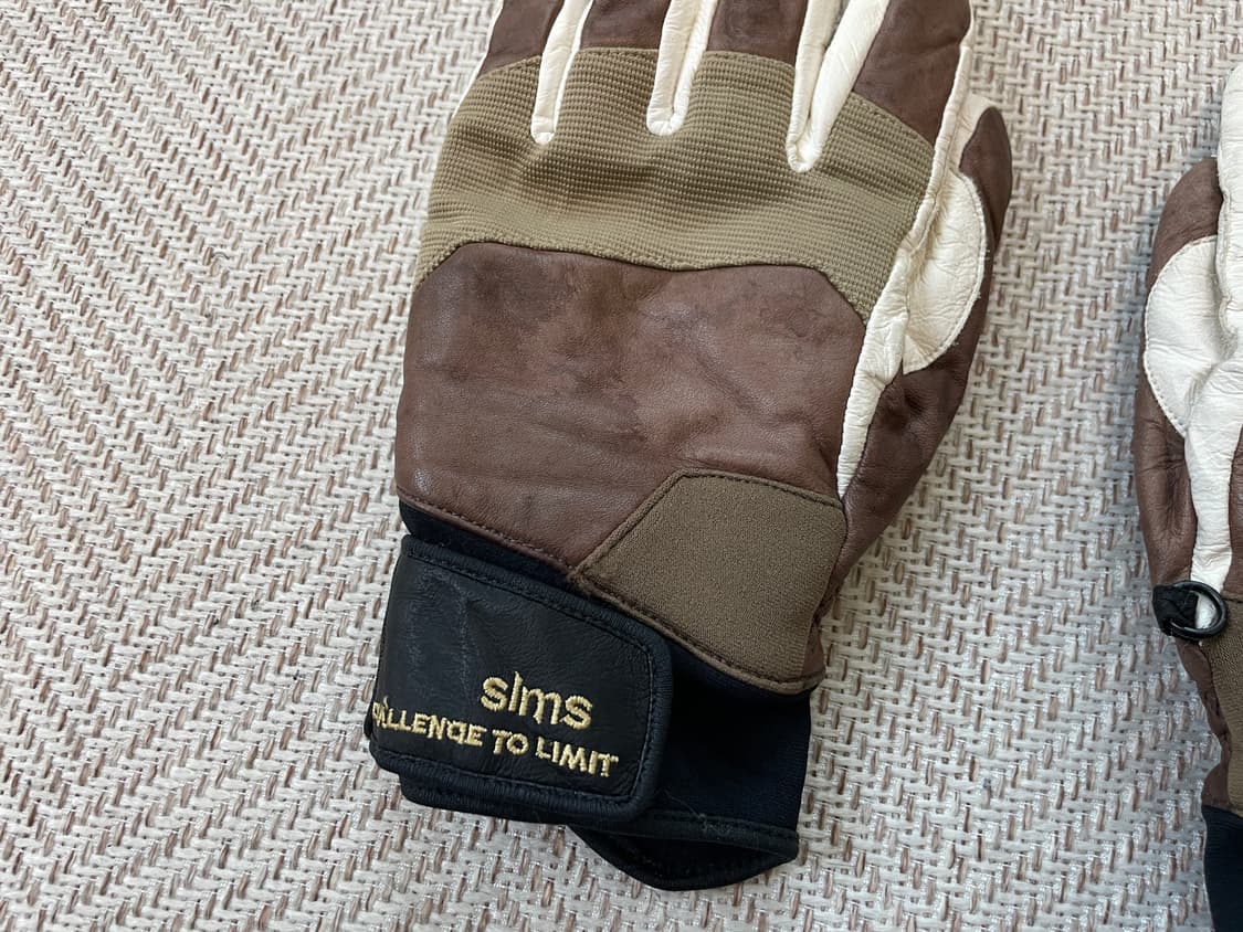 Slms 빈티지 레더 스키 장갑 J03763 상품이미지2