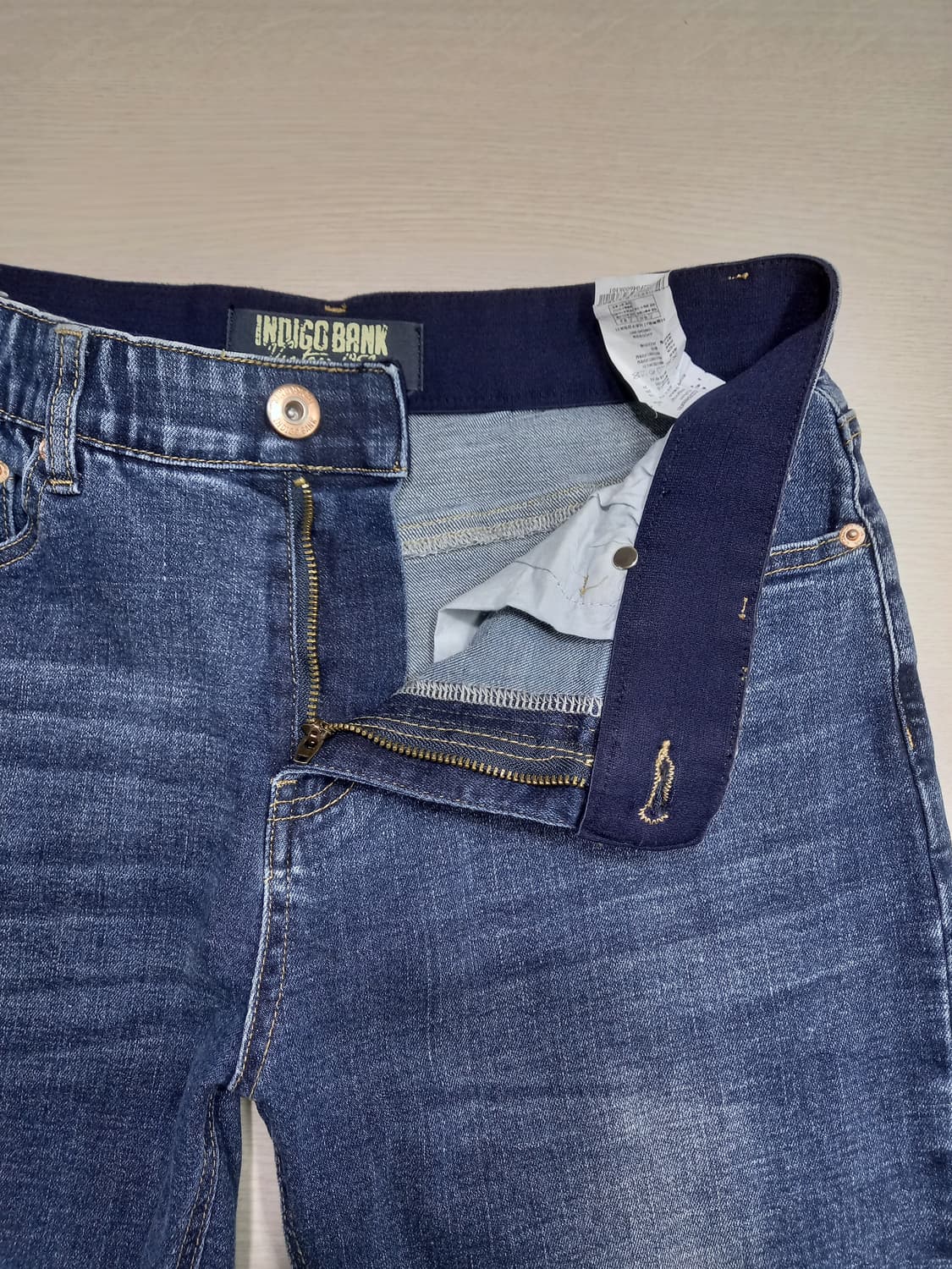 31 INDIGO BANK 워싱 스판 테이퍼드진 31-504 상품이미지7