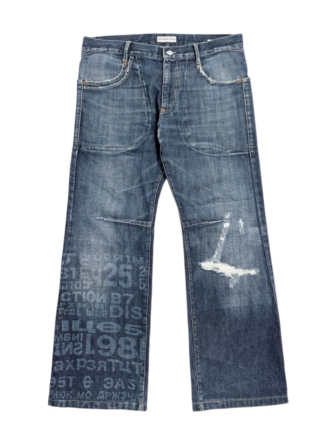 2000’s 엠포리오 아르마니 플레어 데님 팬츠 상품이미지5