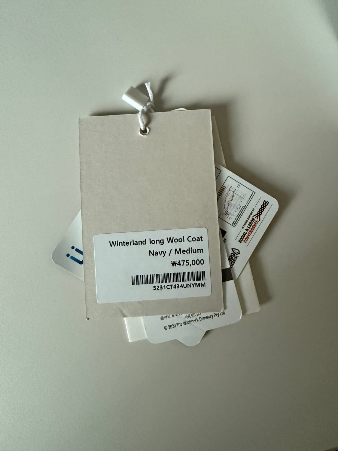 홀리선 윈터랜드 발마칸코트 다크네이비 M 상품이미지2