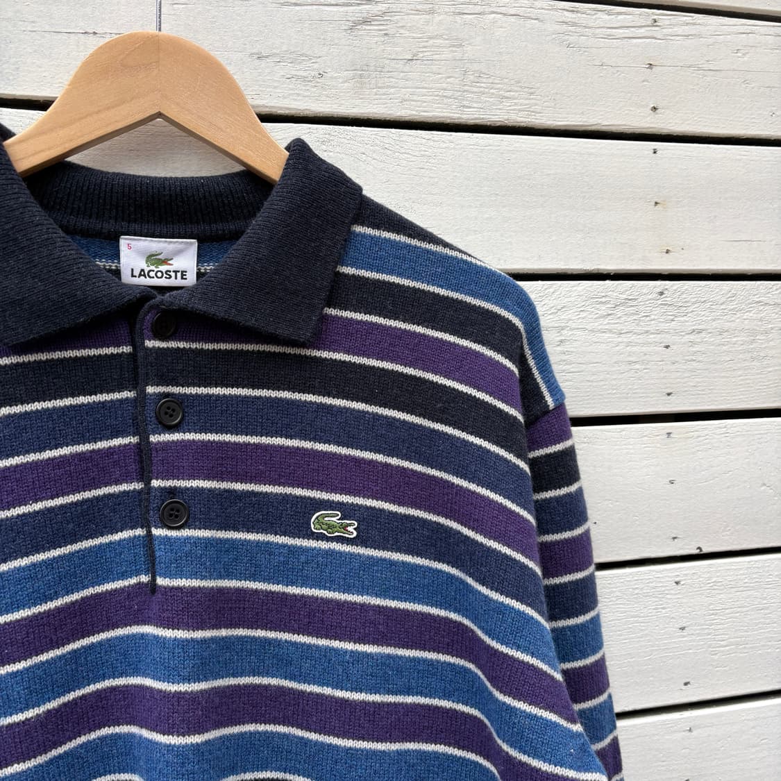 Lacoste 라코스테 울 카라 니트 상품이미지3