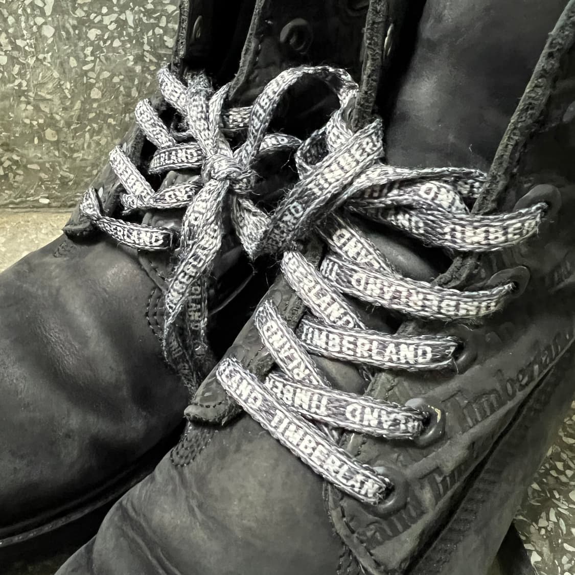 팀버랜드 6인치 워터프루프 로고 레터링 블랙 상품이미지6