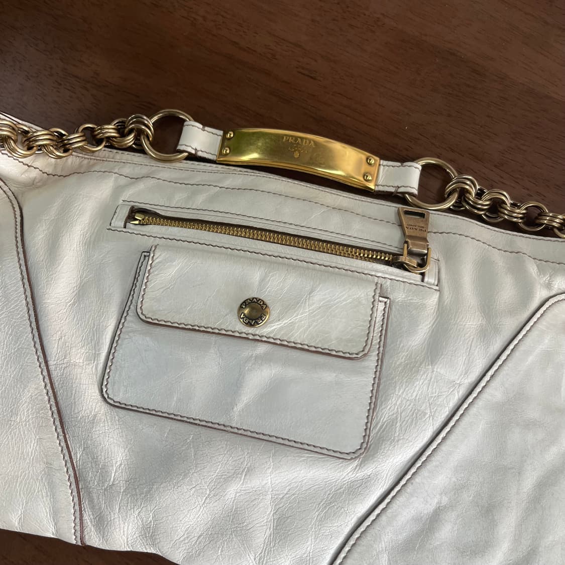 프라다 비텔로 샤인 Bacca 핸드백 숄더백 상품이미지5
