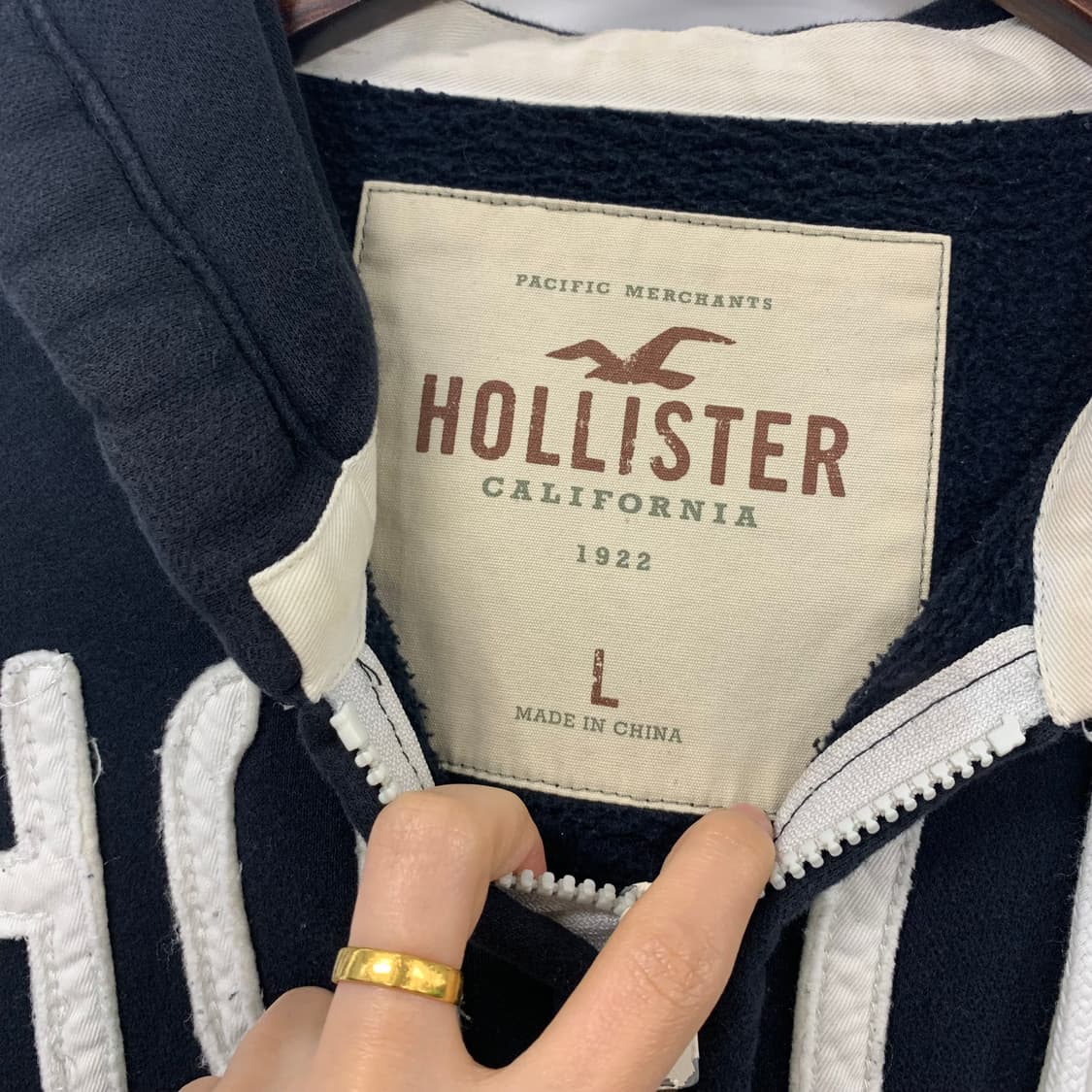 홀리스터 y2k 와투케 블랙 후드집업 상품이미지6