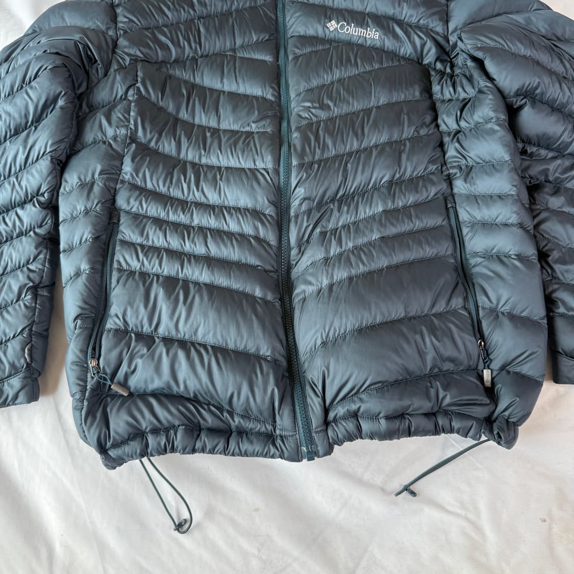 컬럼비아 고프코어 센터로고 경량패딩 XXL 구스다운 상품이미지4