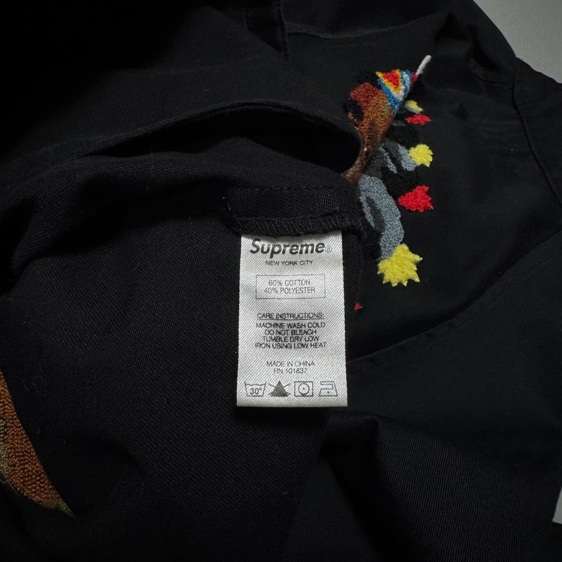 슈프림(SUPREME) 17fw week2 블랙 코튼 치프 헤링턴 자켓 상품이미지6