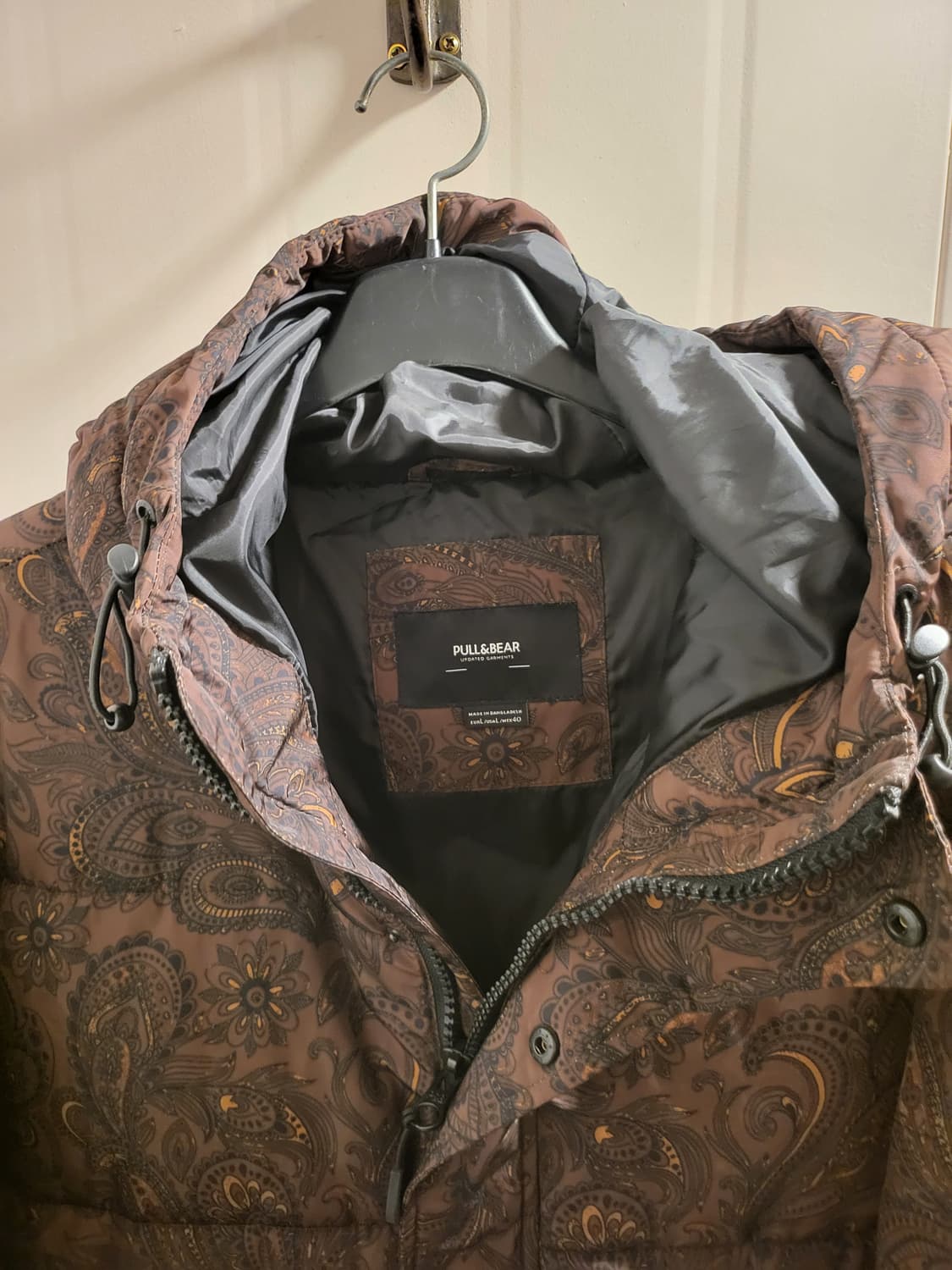 풀앤베어 헤이즐넛 패턴 패딩 105사이즈 상품이미지2