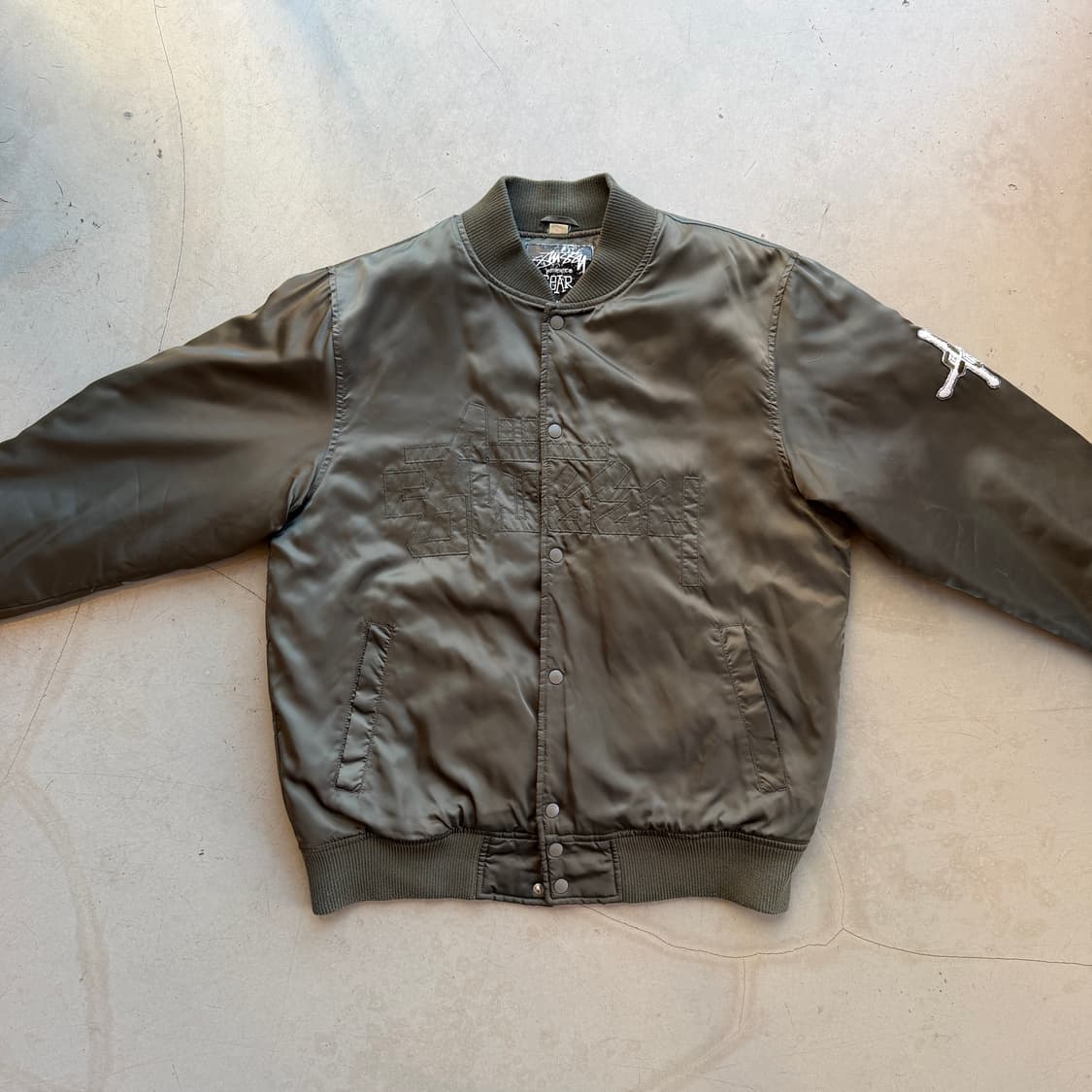 00s 스투시 기어 항공 점퍼 상품이미지1