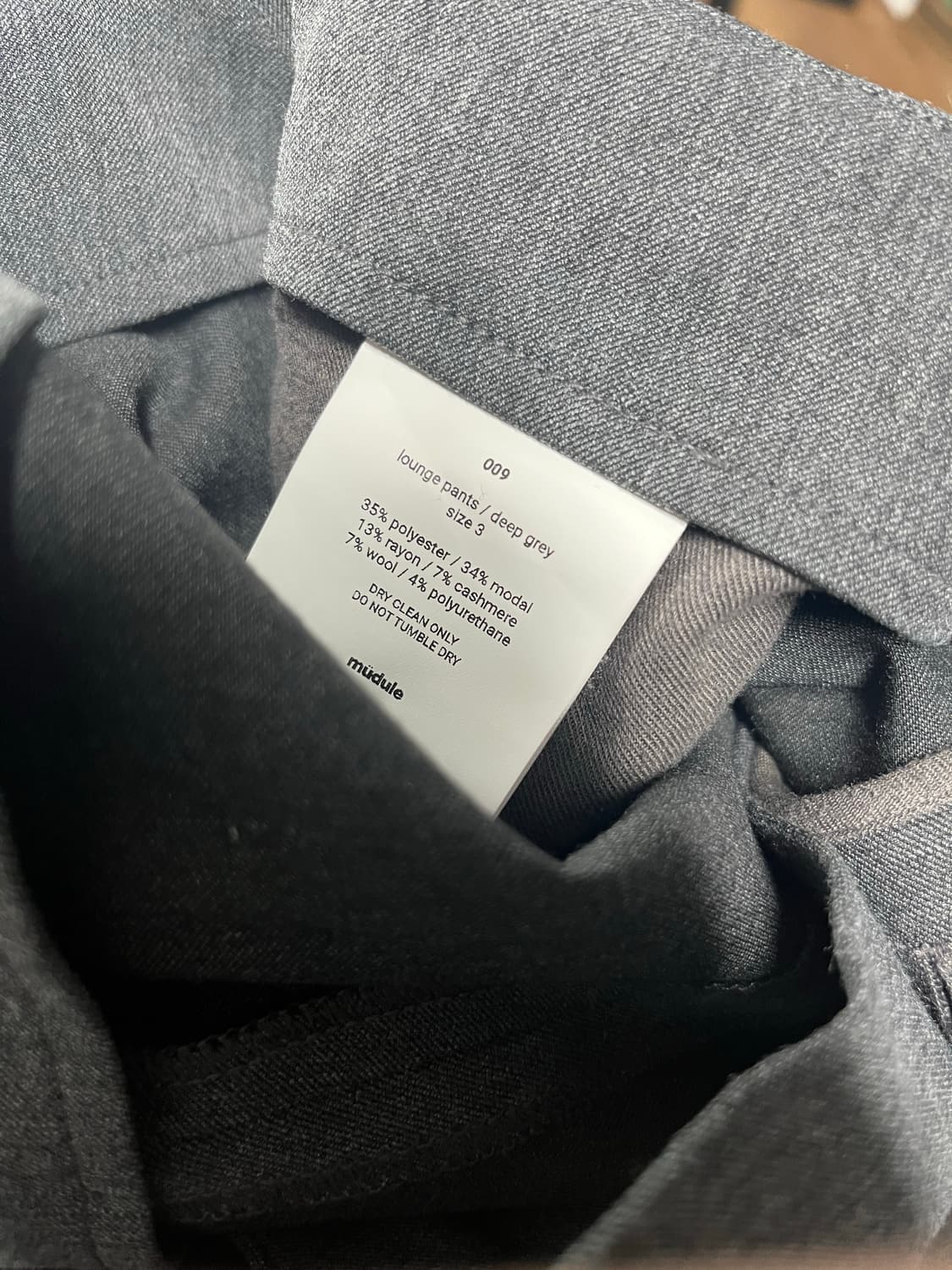 머듈 라운지 팬츠 딥그레이 3 상품이미지3