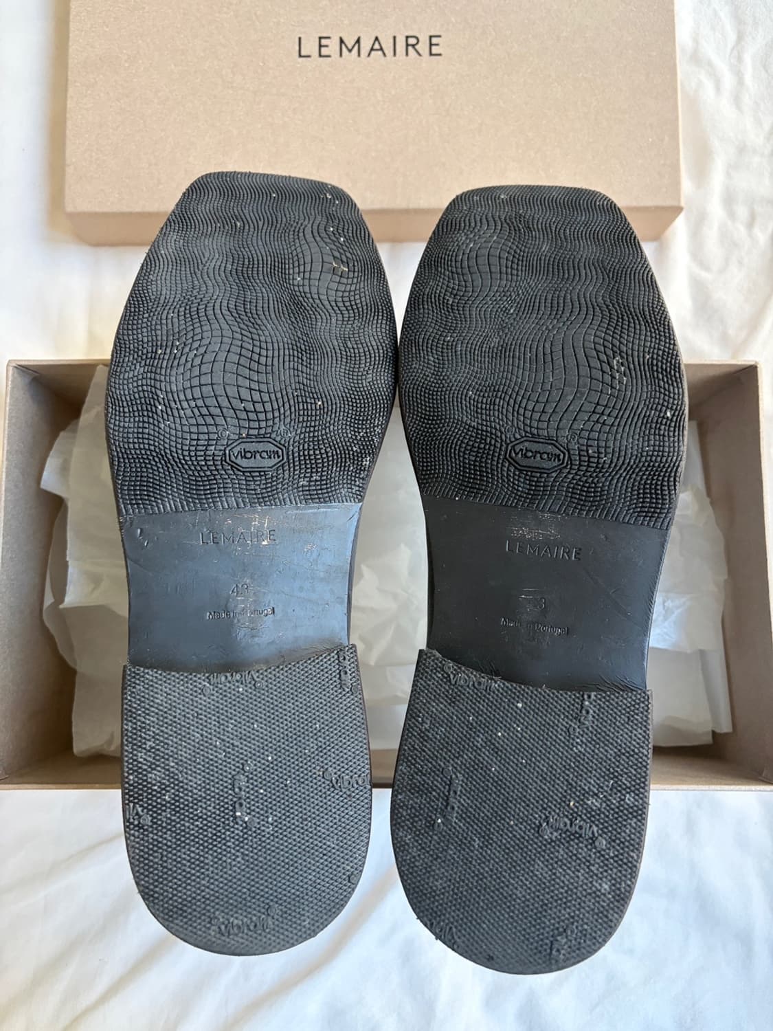 르메르 플랫 파이프드 슬리퍼 블랙 로퍼 LEMAIRE 슈즈 상품이미지8