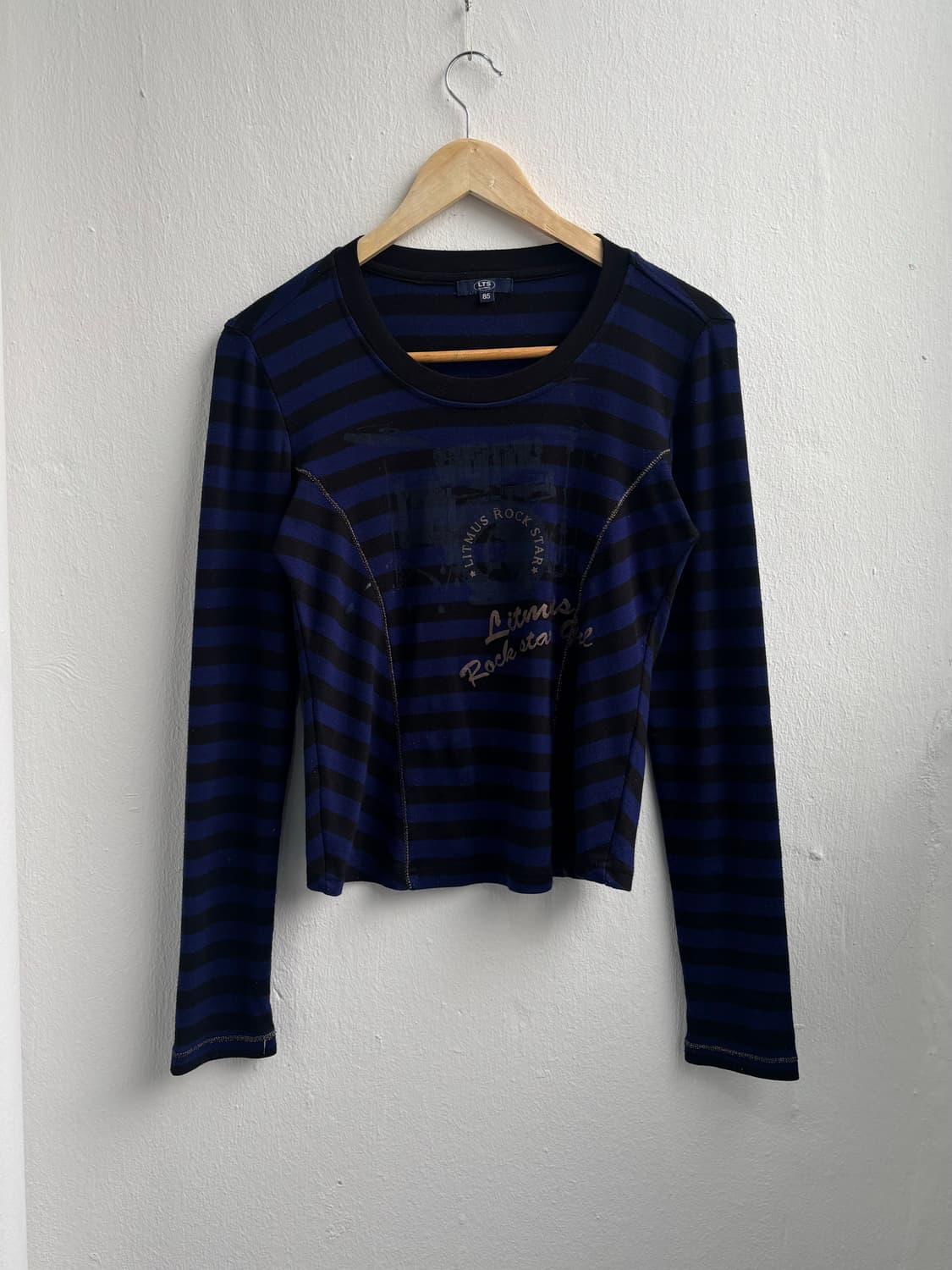 Vintage Blue Stripe Long Sleeve 상품이미지3