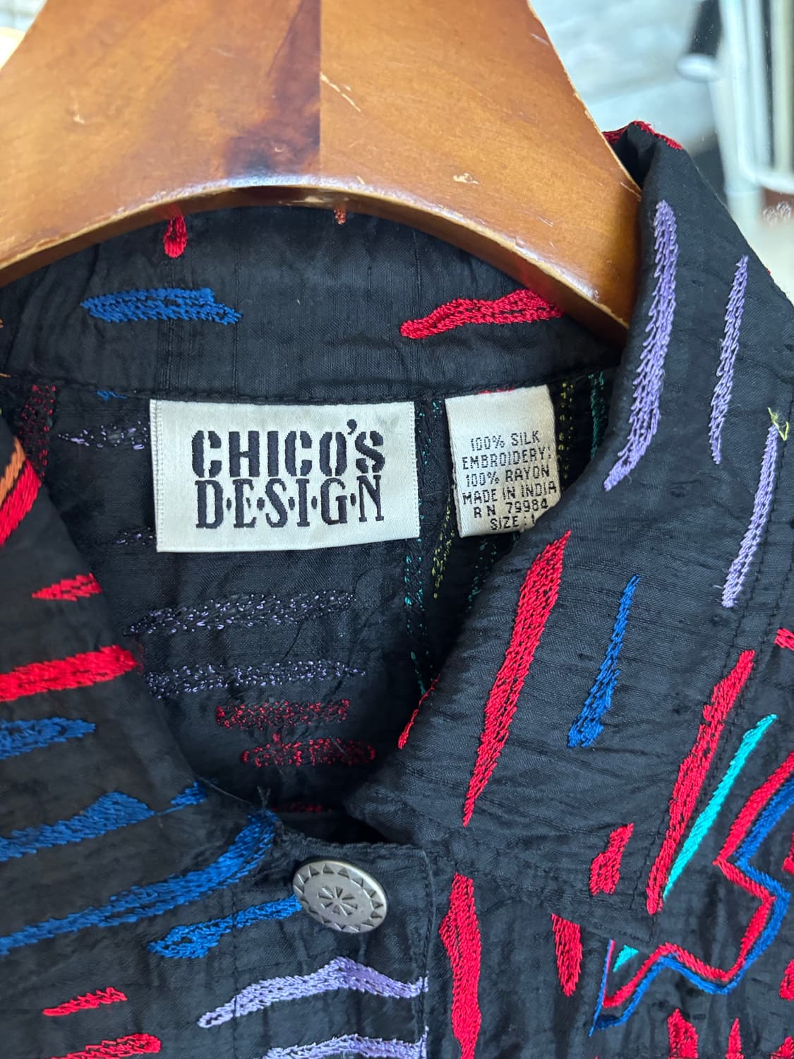 치코스 디자인 자수자켓 상품이미지3