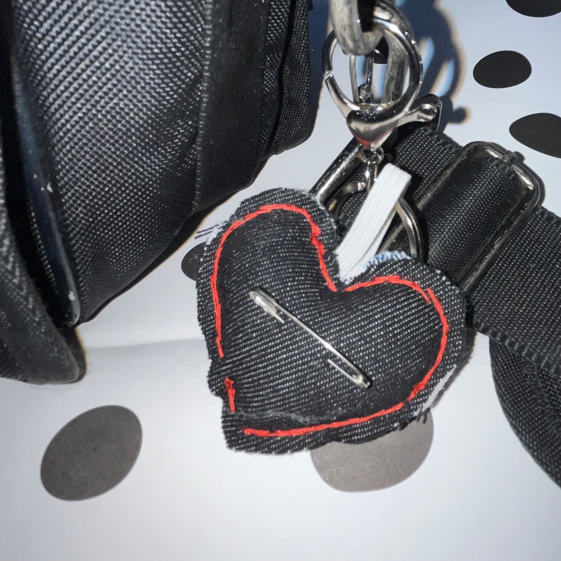 Handmade/ 데님 하트 키링 4pcs 리사이클 링 빈티지 y2k 상품이미지2