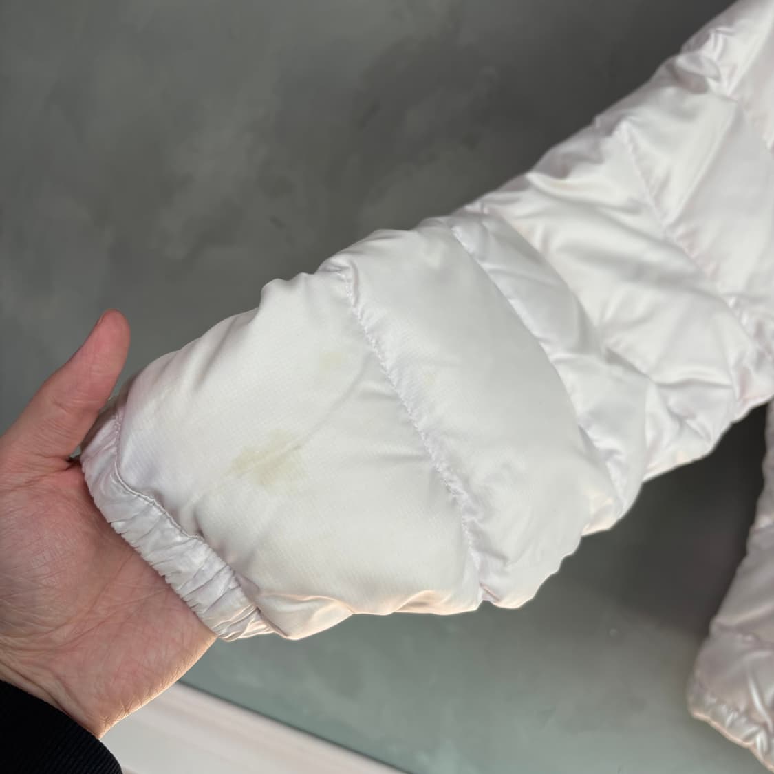 노스페이스 700 눕시 구스다운 패딩 화이트 상품이미지4