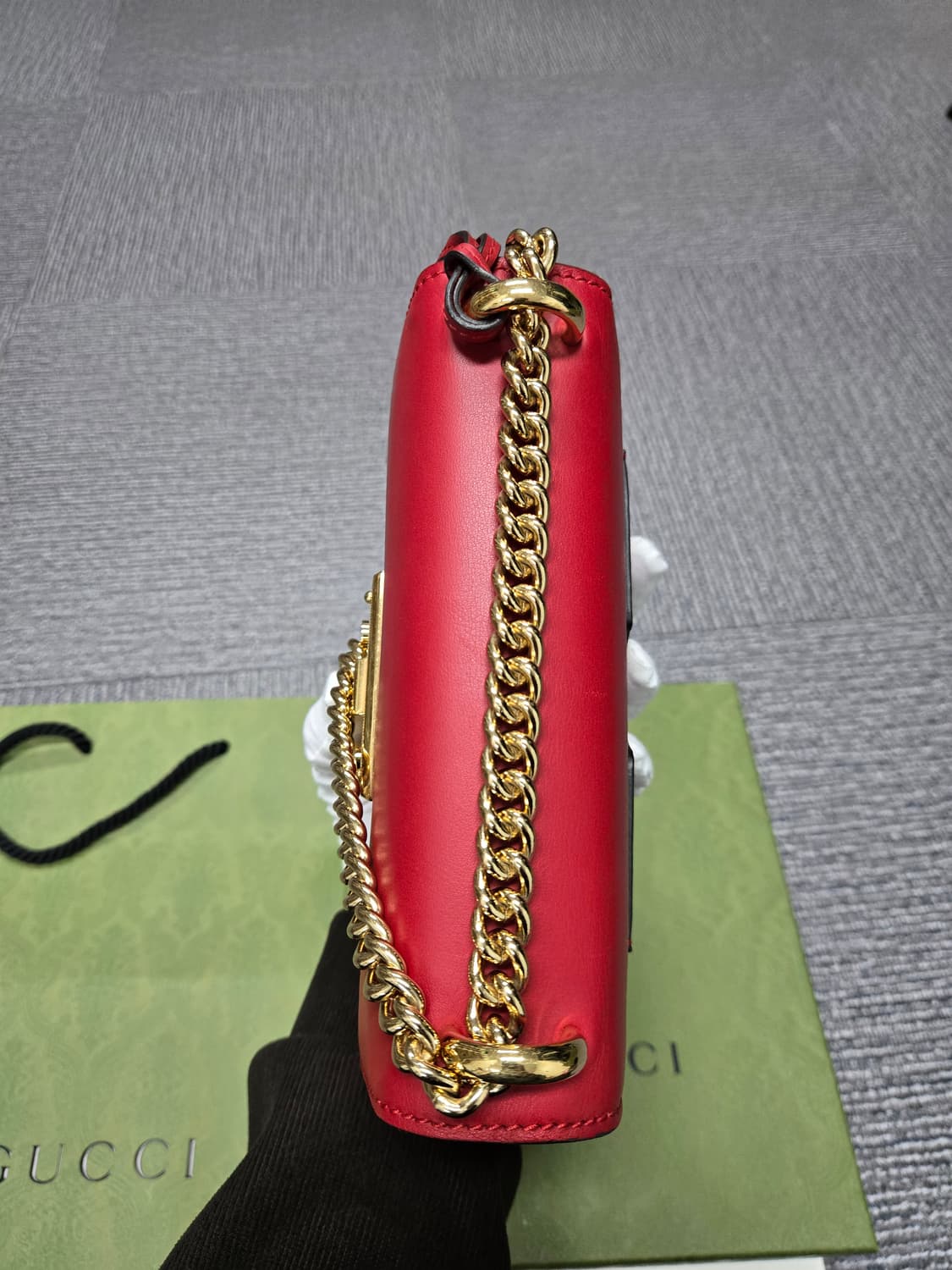 [특가][정품] 구찌 레드 패들락 숄더백 상품이미지5