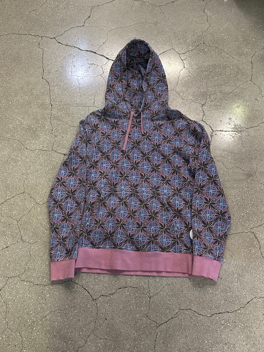 STUSSY 스투시 연보라패턴 후드티 상품이미지3