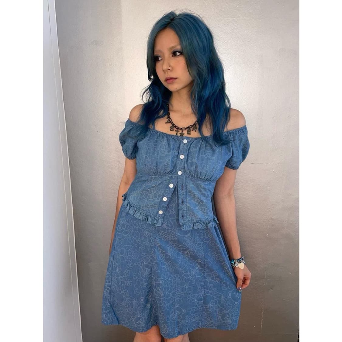 히스테릭글래머 HYSTERIC GLAMOUR Gather Blouse 상품이미지2