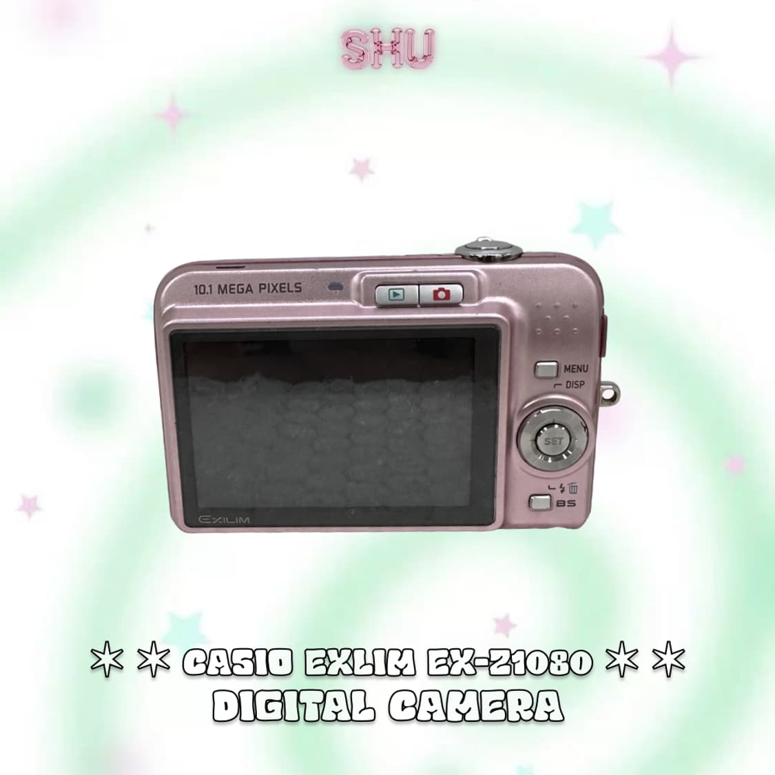 카시오 엑슬림 EX-Z1080 빈티지 디카 핑크 상품이미지5