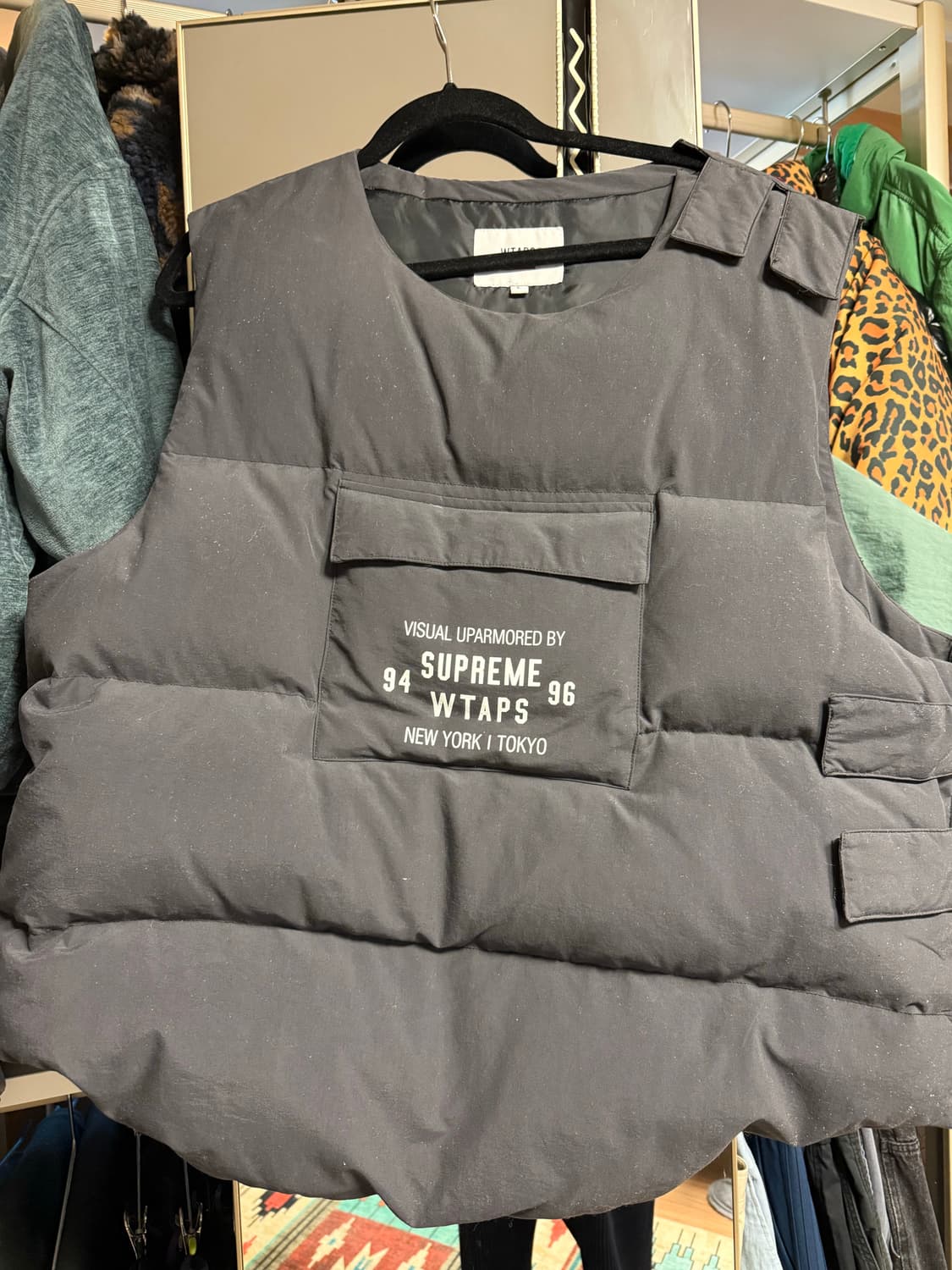 SupremeXWTAPS 패딩 조끼 L 슈프림 더블탭스 상품이미지1