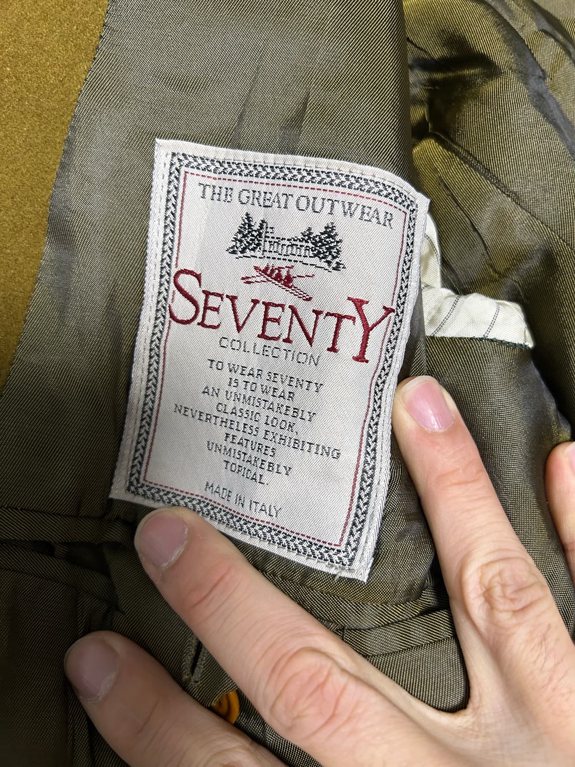 이태리제 캐시미어혼방 블레이저 사이즈 105~110 상품이미지5