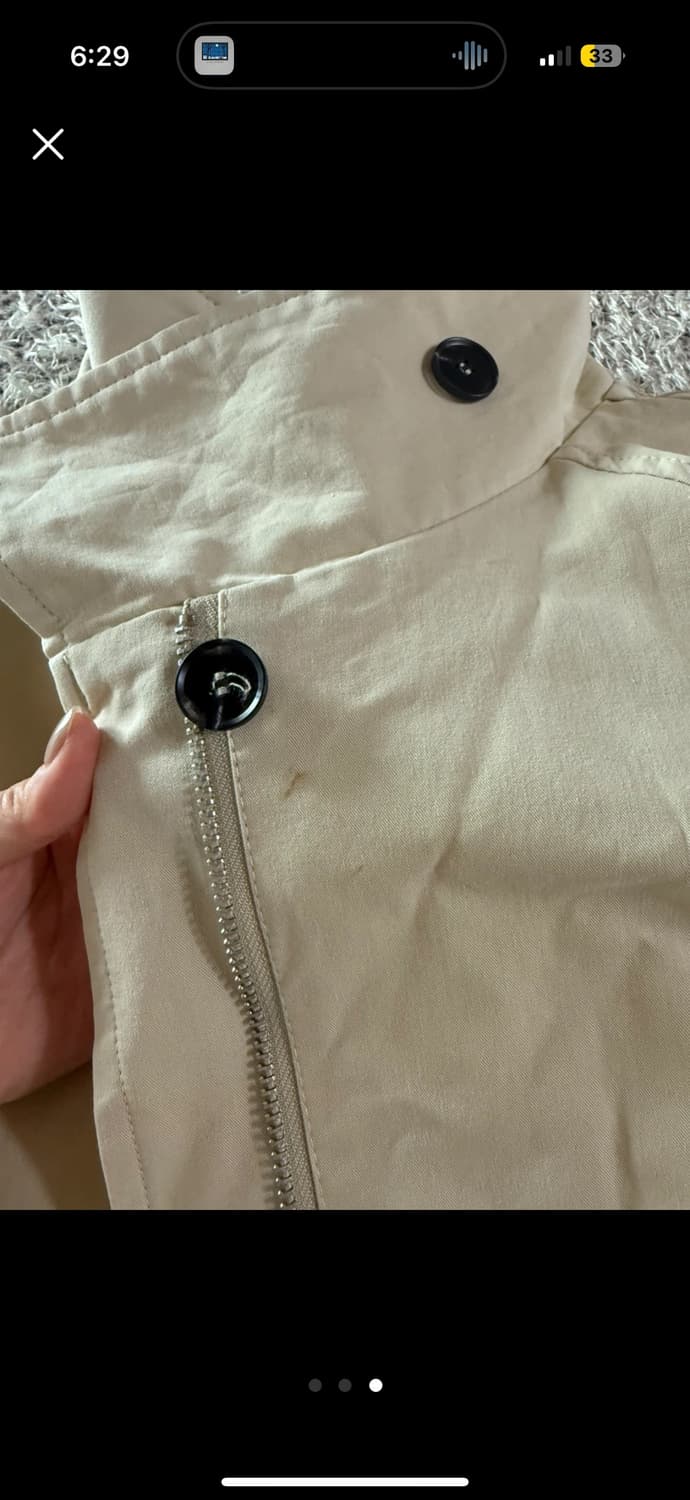 하이넥케이프하프트렌치코트 상품이미지3