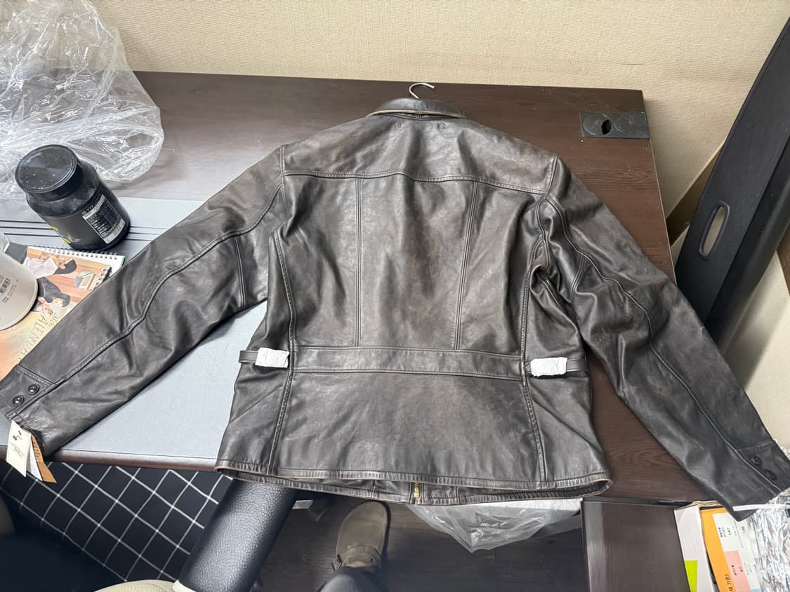 더블알엘 뉴스보이 레더자켓 L 새상품 상품이미지2