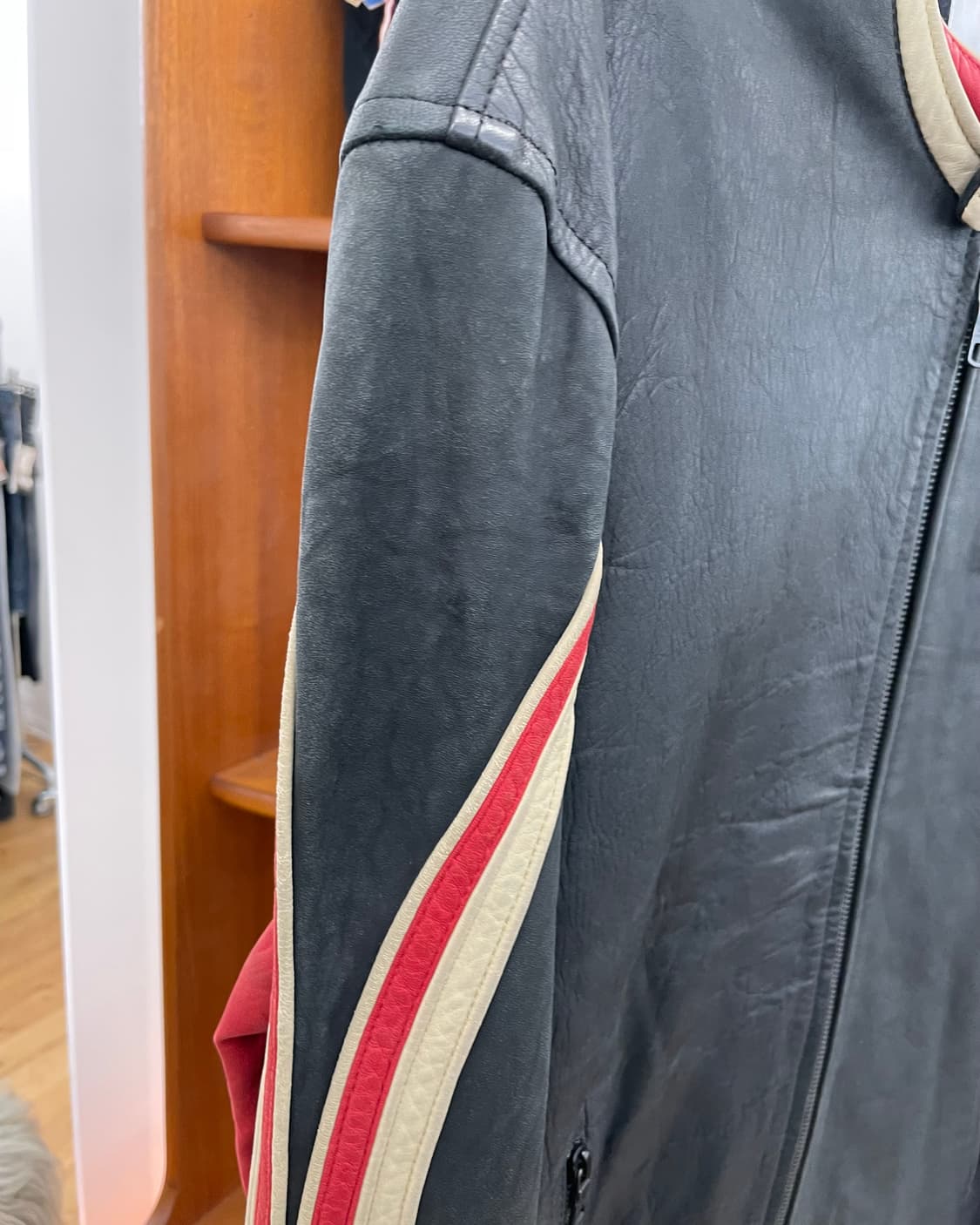 [XL] 아르마니 익스체인지 모터사이클 레더 자켓 상품이미지9