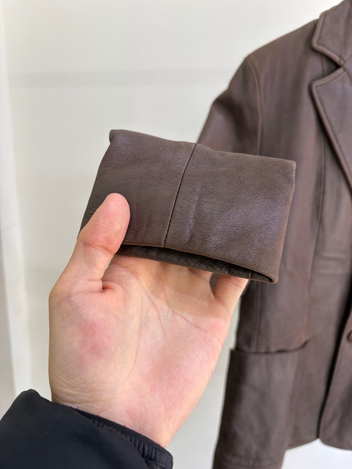 INED 레더자켓 상품이미지4