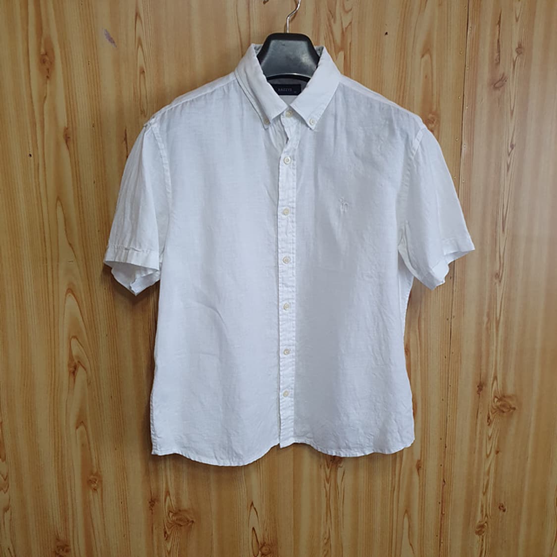 헤지스 린넨 반팔 셔츠 100 상품이미지1