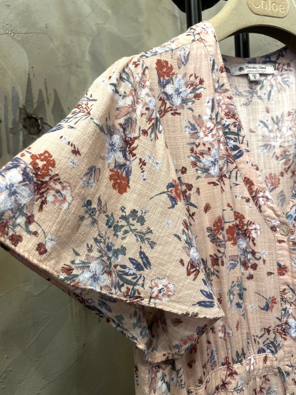 써스데이 아일랜드 플라워 패턴 롱 원피스 66 상품이미지3