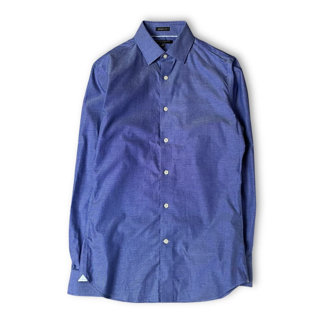 바나나리퍼블릭 블루 마이크로 체크 긴팔 셔츠 그랜트핏 S 상품이미지1