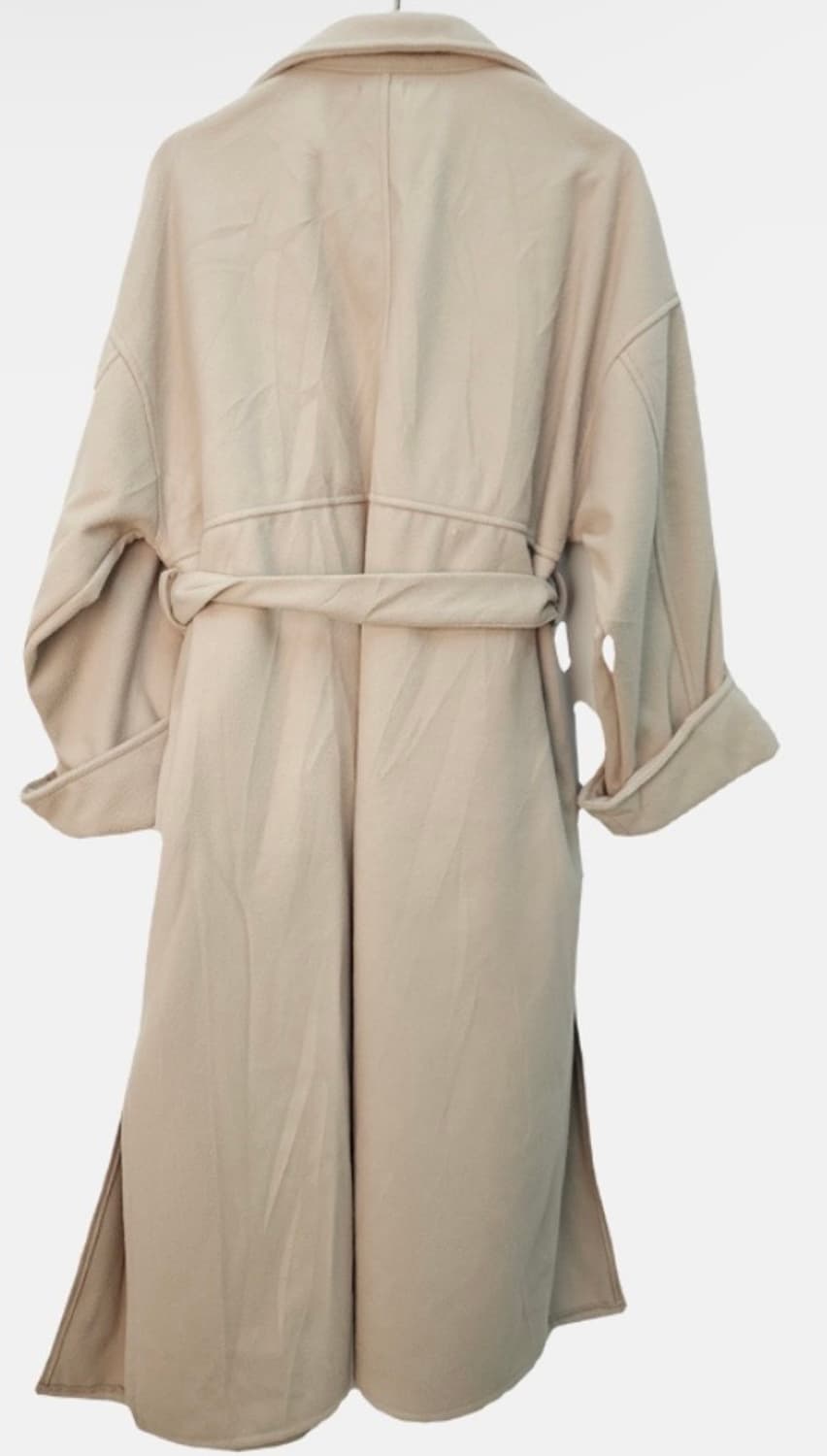 급처분|일본 브랜드 롱코트(베이지색/연베이지) 상품이미지2